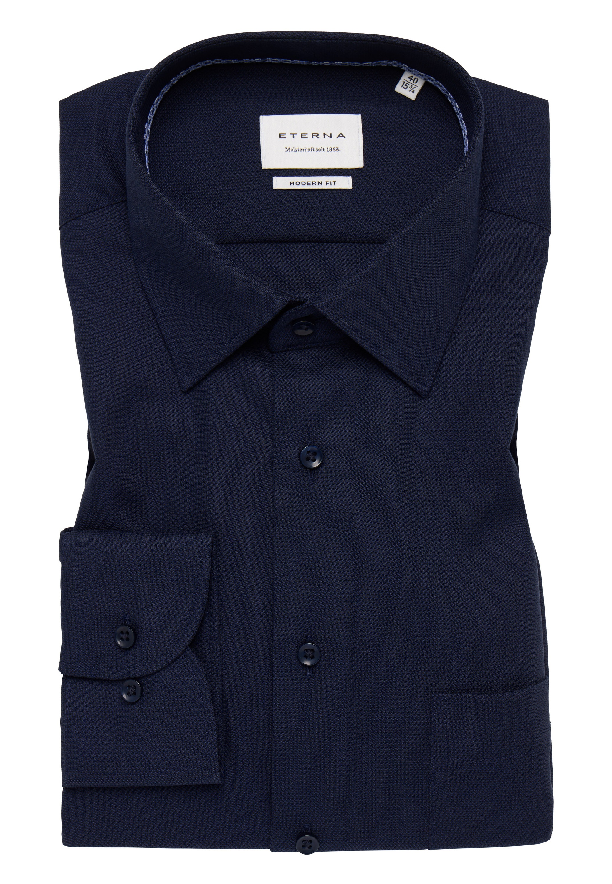 Eterna Langarmhemd »MODERN FIT«, NON IRON (bügelfrei)