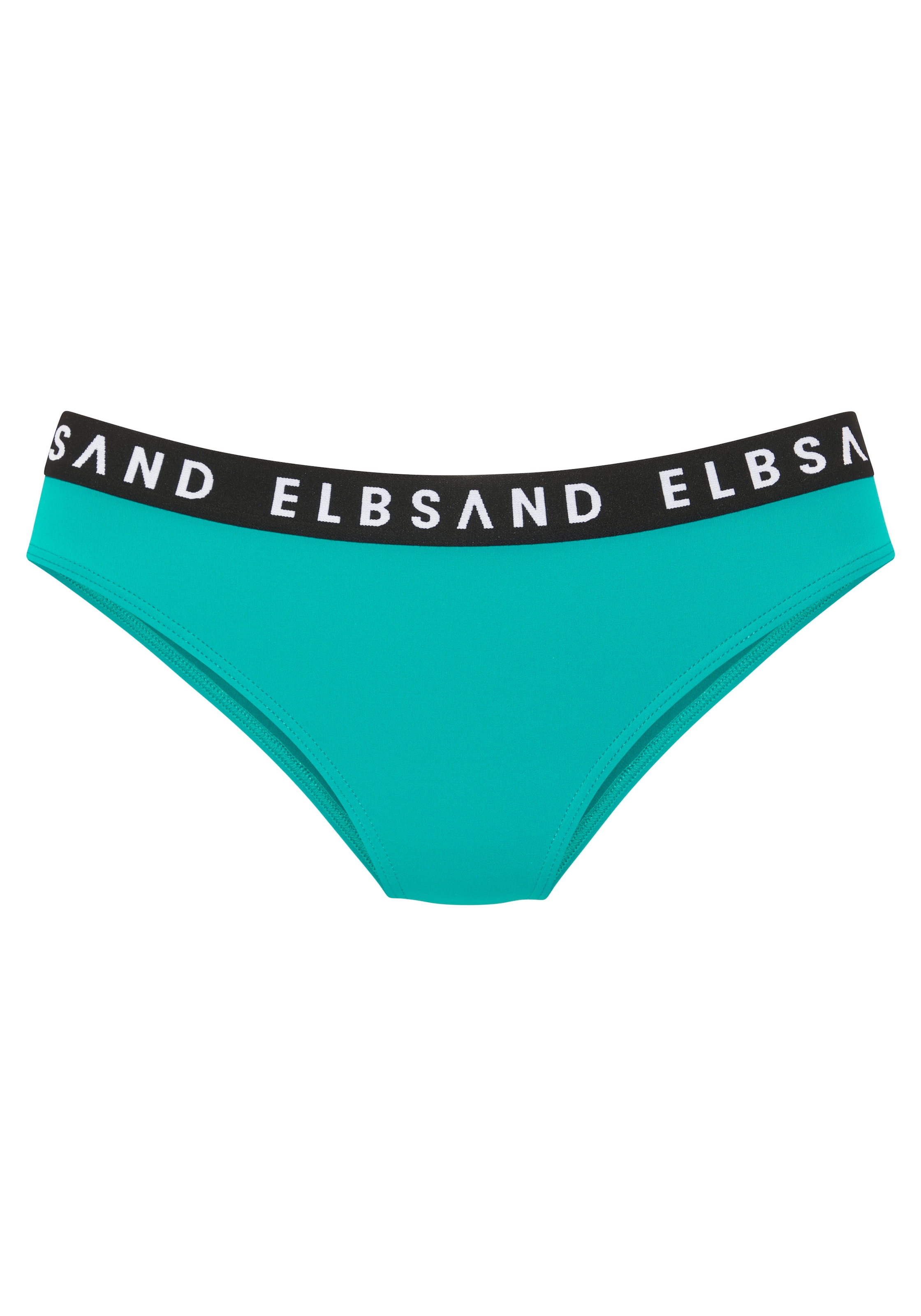 Elbsand Bügel-Bikini, mit Markenschriftzügen in Kontrastfarbe