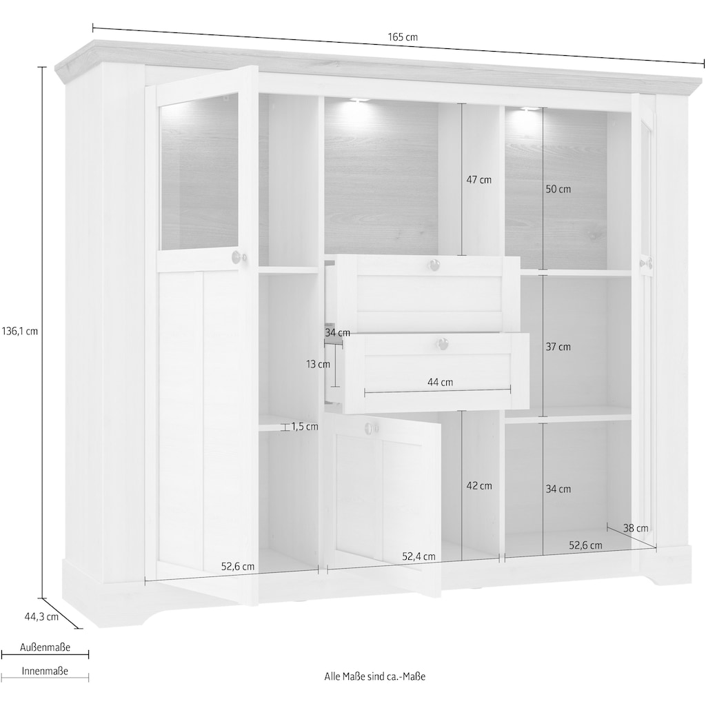 FORTE Highboard »Iloppa«