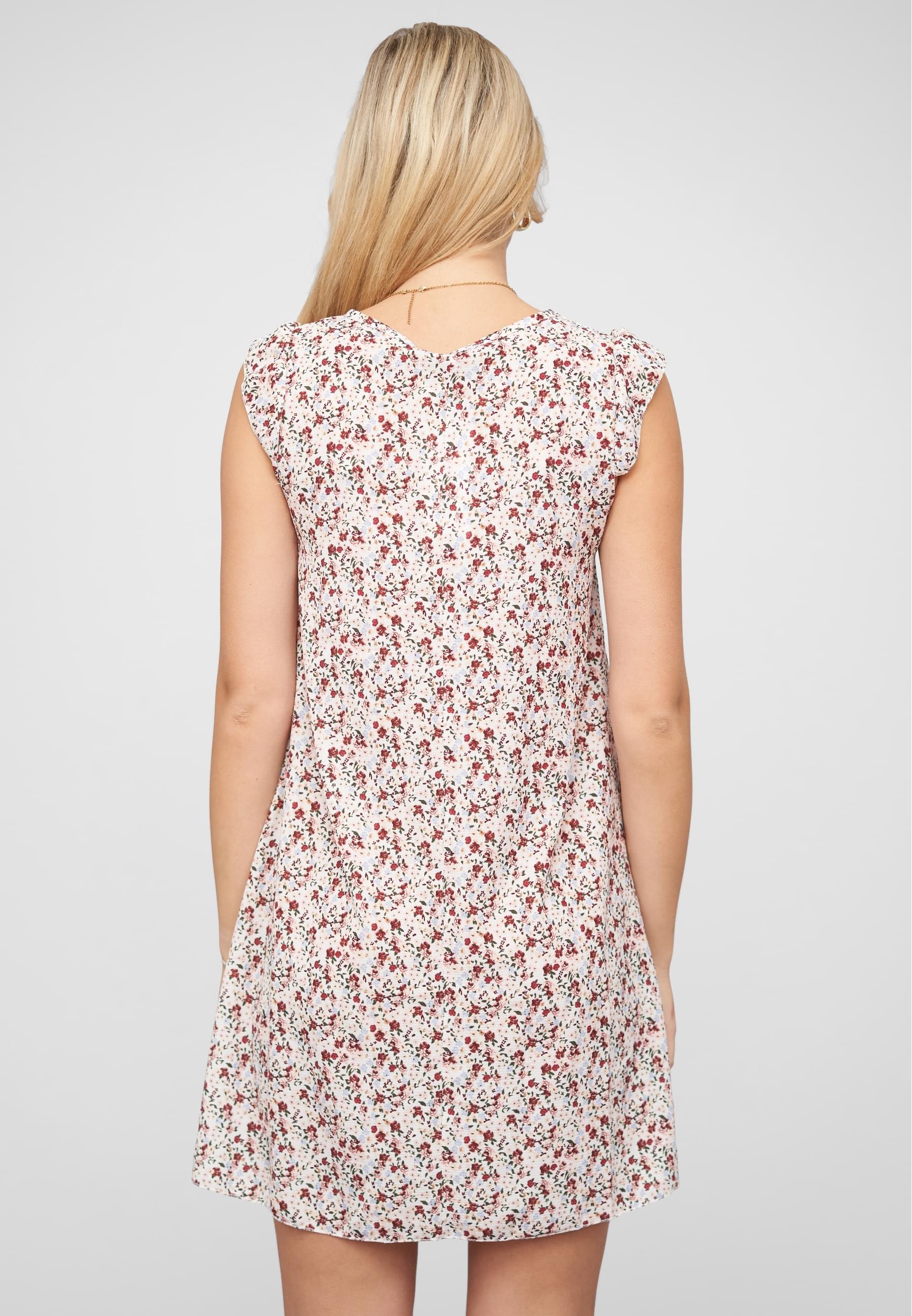 CLOUD 5IVE Shirtkleid »CLOUD 5IVE V-Neck Kleid mit Flügelärmeln« 1 Stk. tlg.