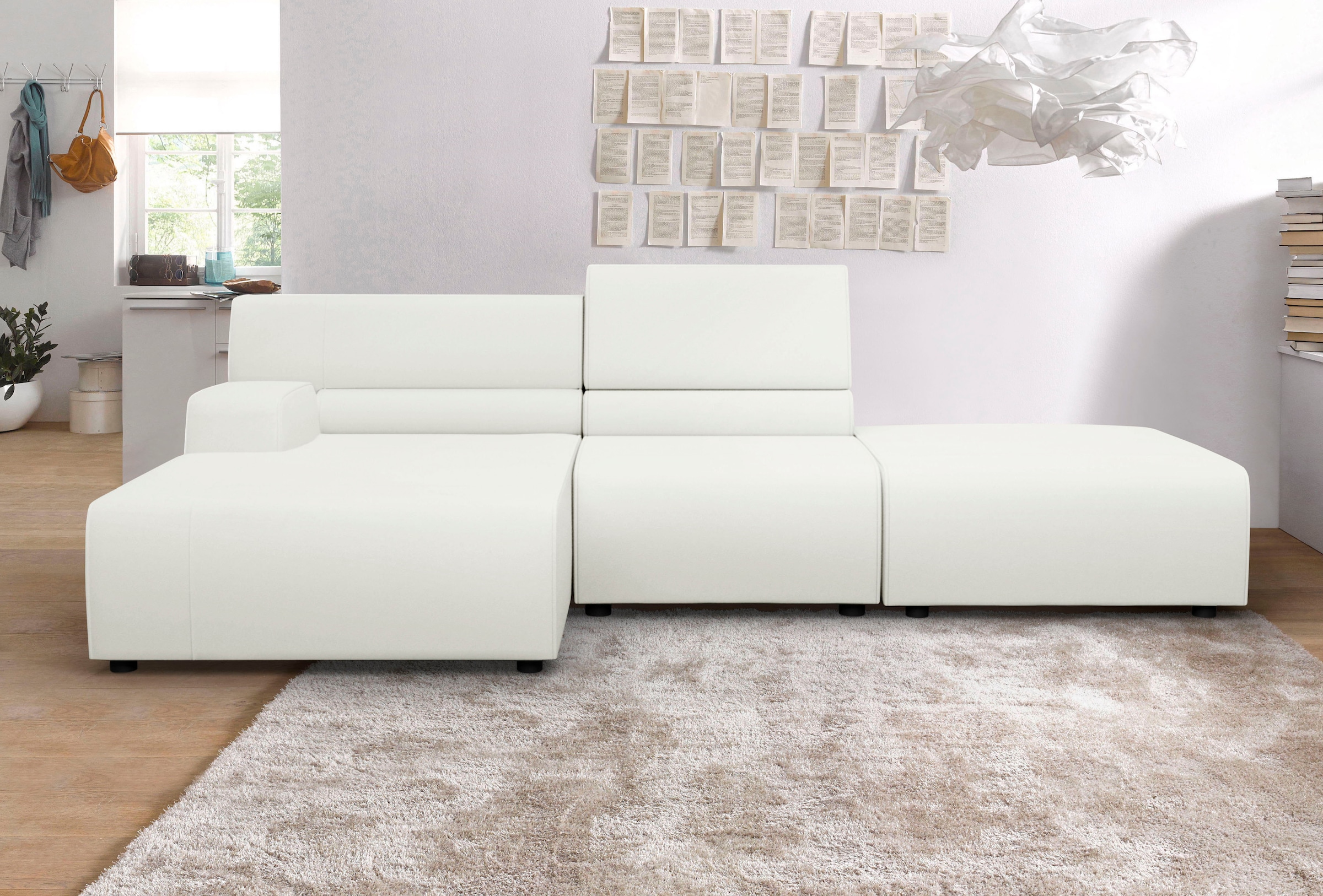 Egoitaliano Ecksofa "Babouche, Designsofa mit außergewöhnlichem Sitzkomfort günstig online kaufen