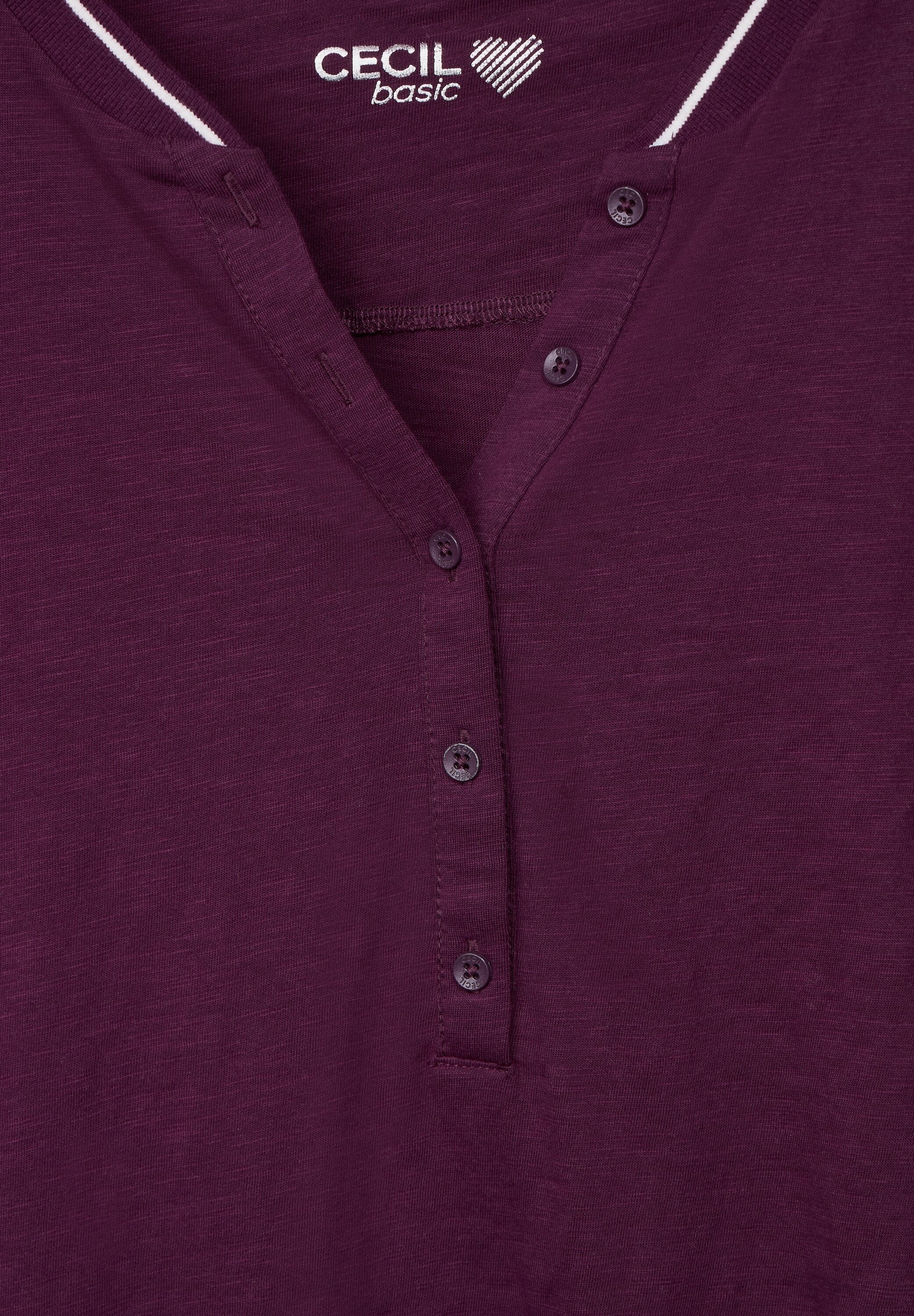 Cecil 3/4-Arm-Shirt, in Unifarbe