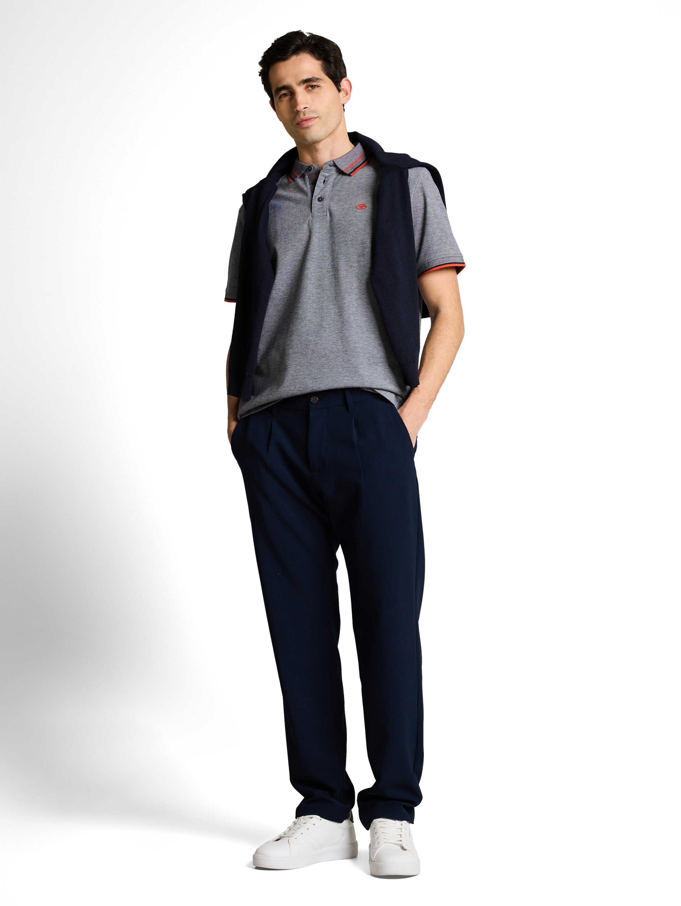 TOM TAILOR Poloshirt  grau   XL herren 4