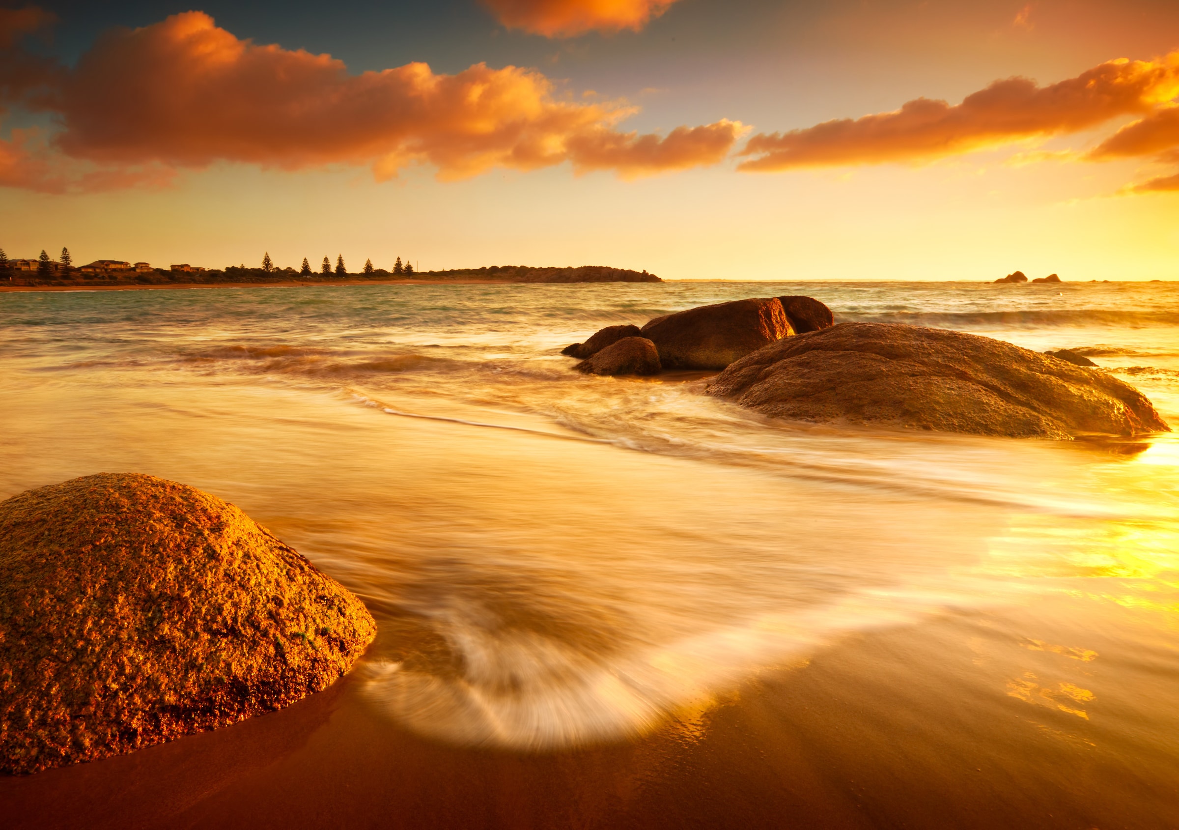 Papermoon Fototapete "Sun Tintes Beach" glatt