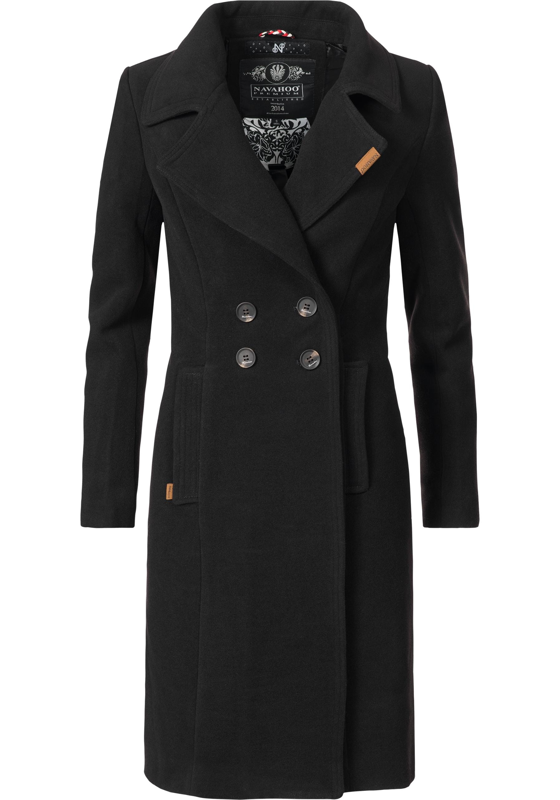 Navahoo Wintermantel »Wooly« subtilus Damen Tr...