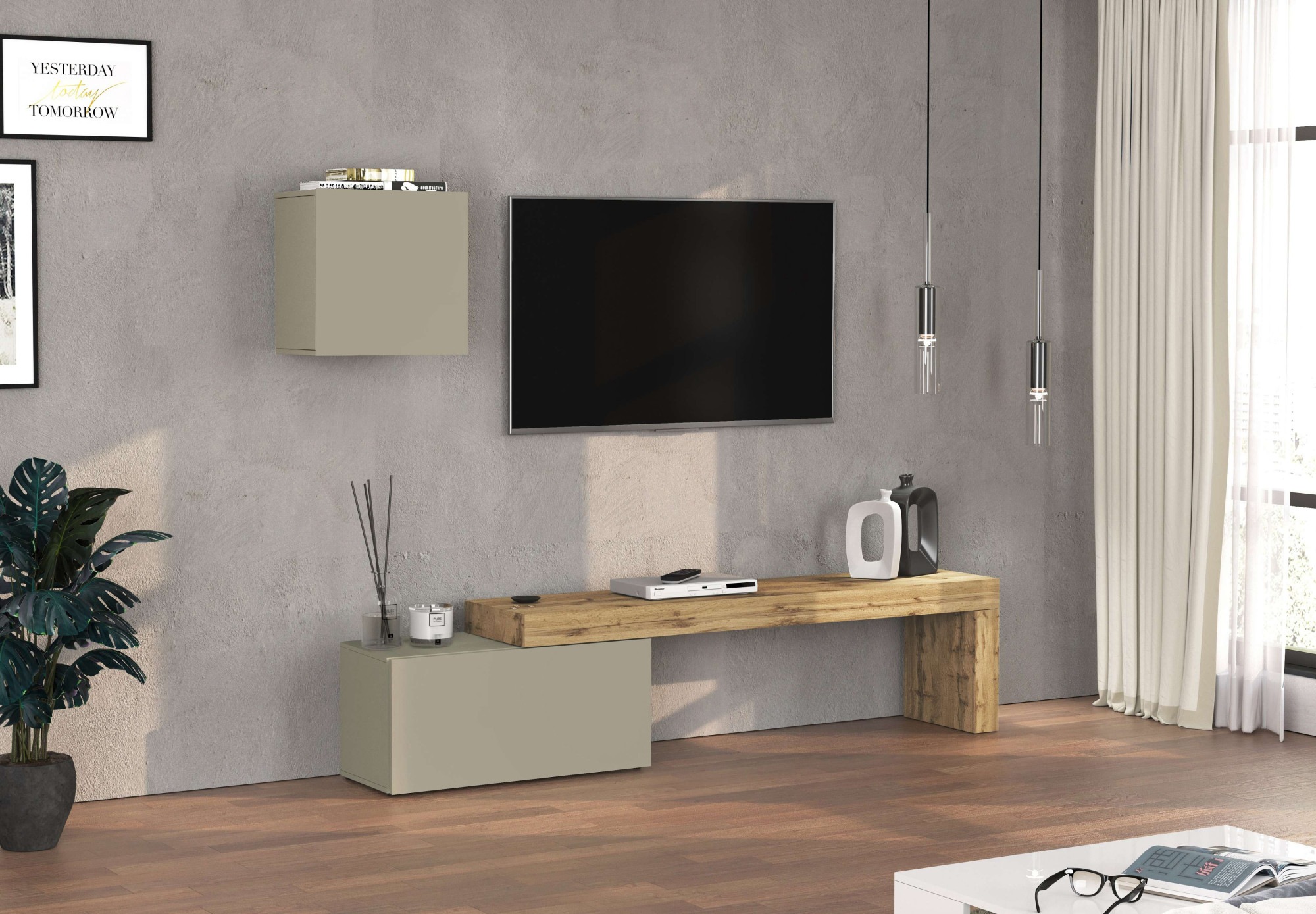 OTTO home TV-Wand "Chronos TV-Set, Wohnwand – Elemente frei platzierbar, Ma günstig online kaufen