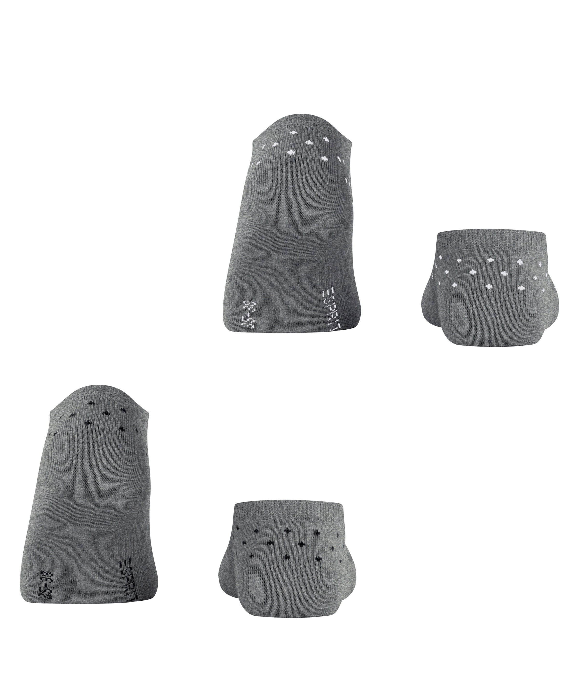 Esprit Sneakersocken »Fine Dot« 2 Paar,  Punktemuster, schmales Bündchen, Polka Dots