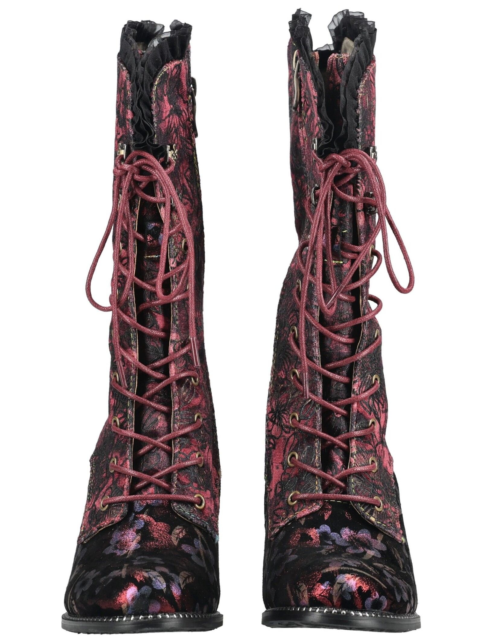 LAURA VITA High-Heel-Stiefel »LAURA VITA Stiefel Leder/Textil«