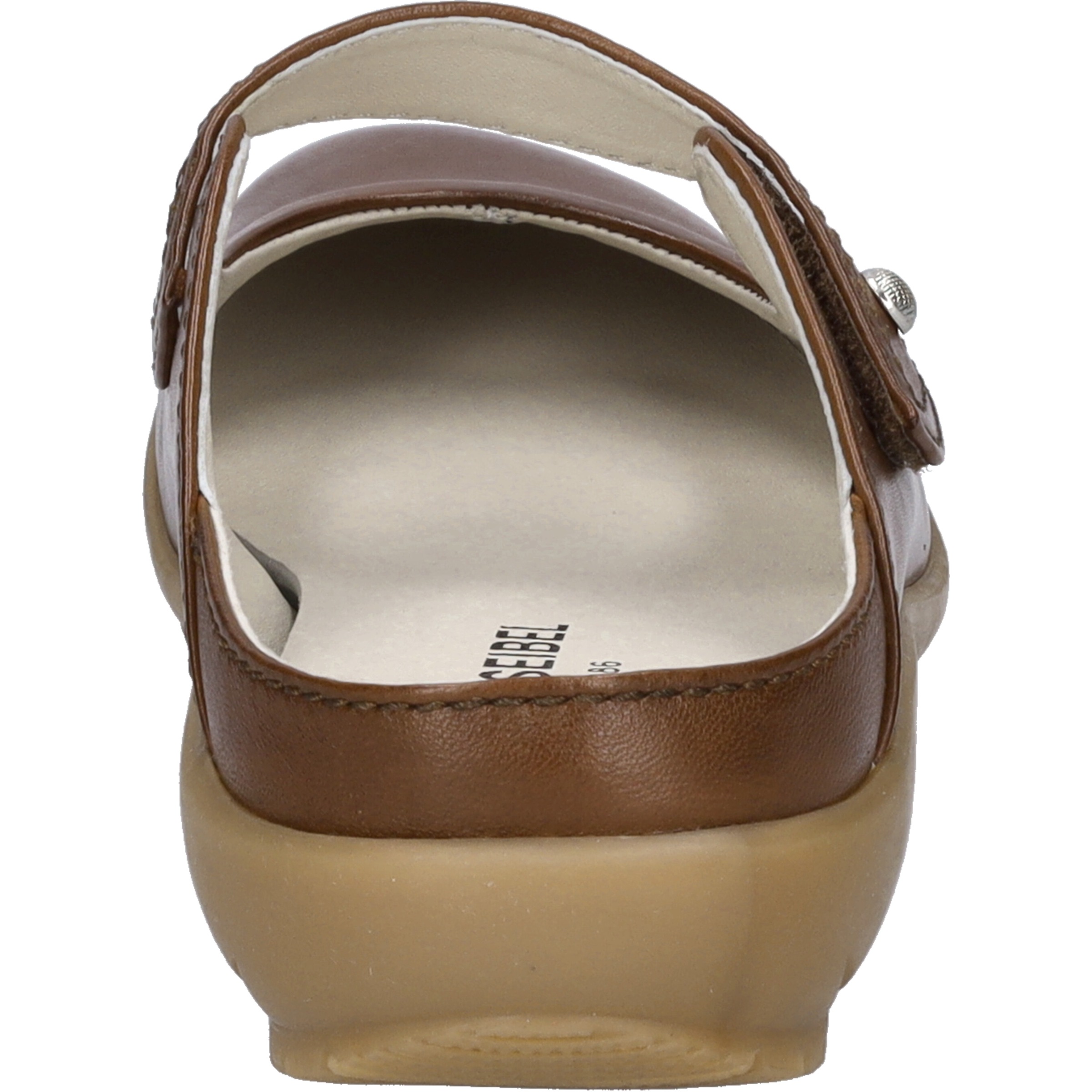 Slipper JOSEF SEIBEL "Charlotte 04, cognac", Damen, Gr. 39, braun (cognac), Obermaterial: 100% Rindsleder Leather cow., Schuhe Slipper 3