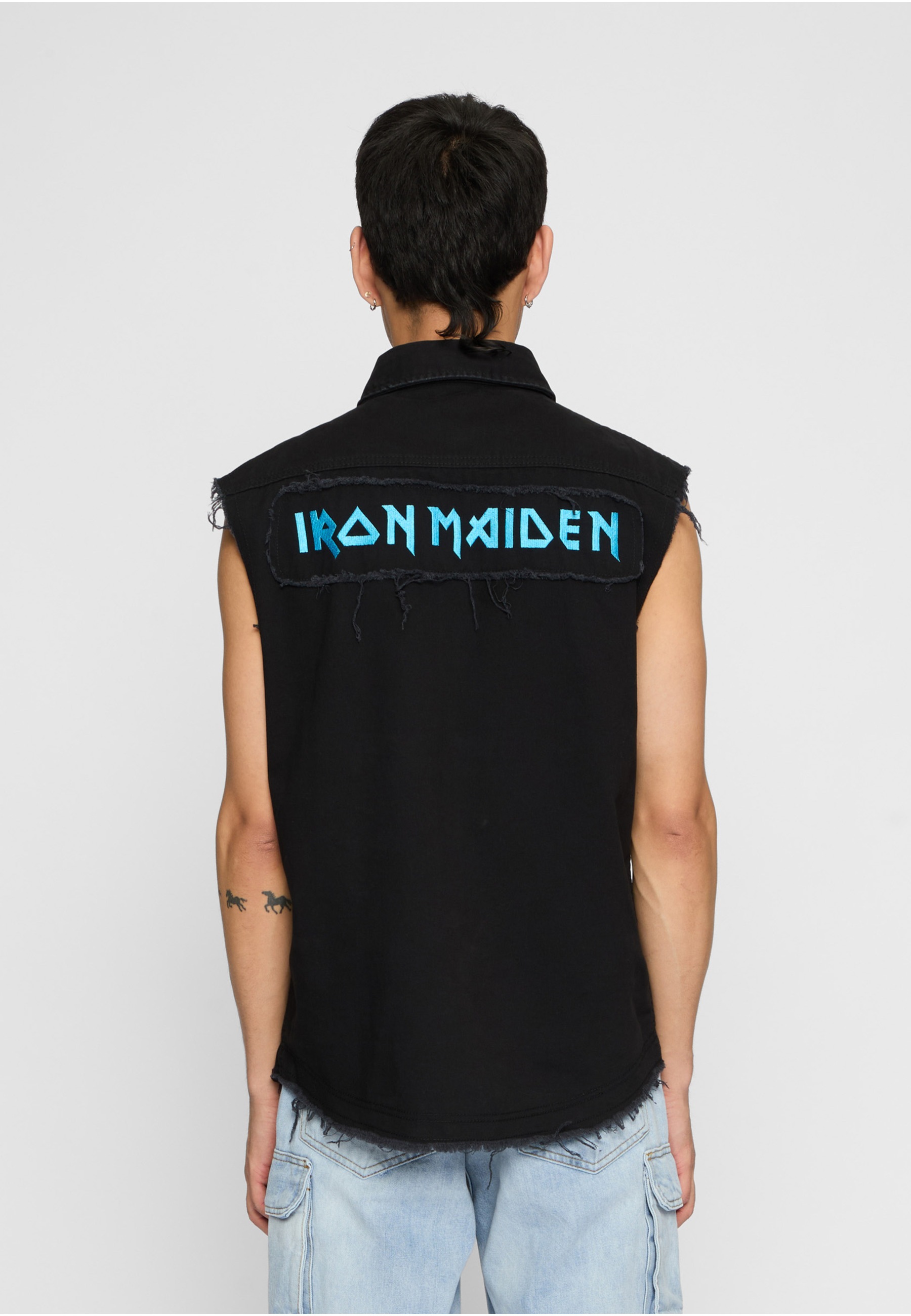 Brandit Jeansweste »Brandit Iron Maiden Vintage Shirt sleeveless FOTD« 1 Stk.