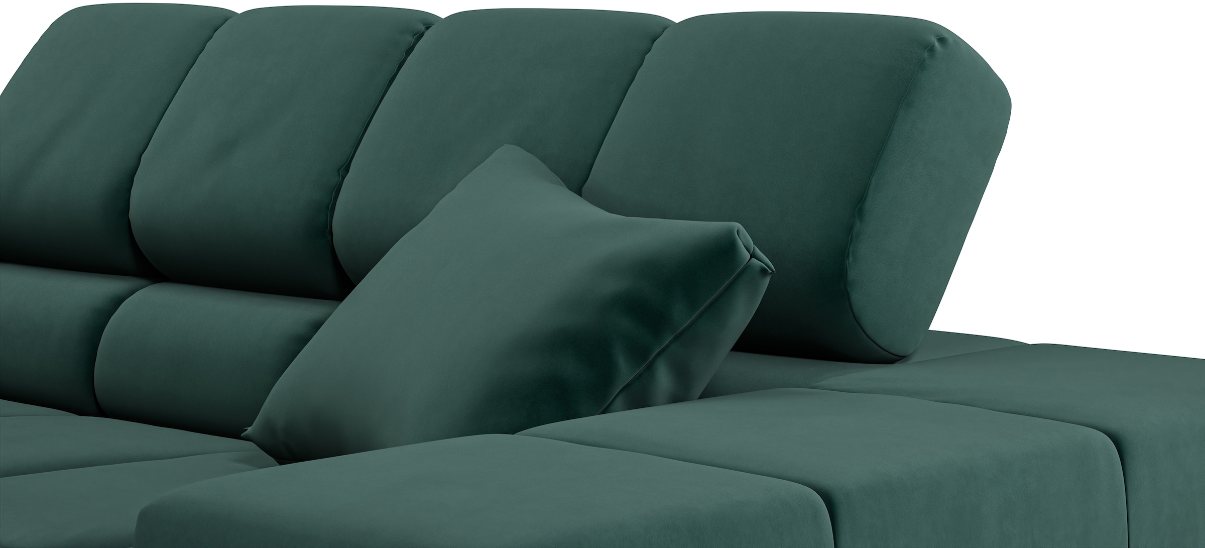 INOSIGN Ecksofa »Ancona incl. Kopfteilverstellung, OTTOs Choice, Breite 319cm, L-Form«, wahlweise motorische Sitztiefenverstellung, auch in Cord + Easy Care