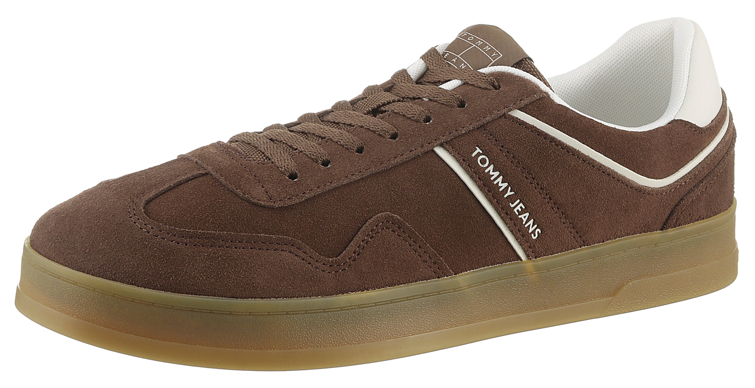 Tommy Jeans Sneaker "THE GREENWICH SUEDE", Freizeitschuh, Halbschuh, Schnür günstig online kaufen