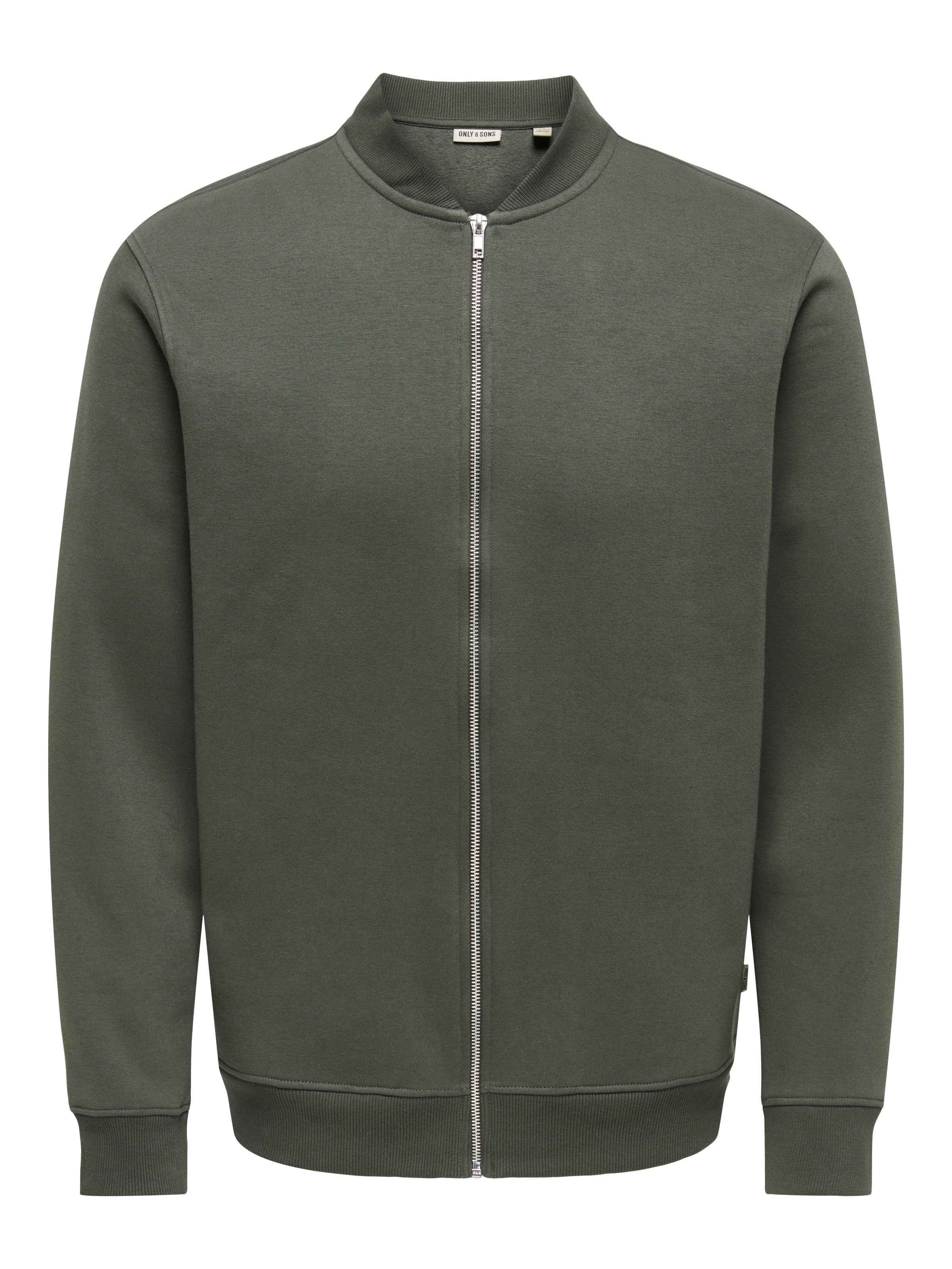 ONLY & SONS Sweatjacke "ONSCERES REG ZIP BOMBER JCK NOOS" Baumwollmischung, regular fit
