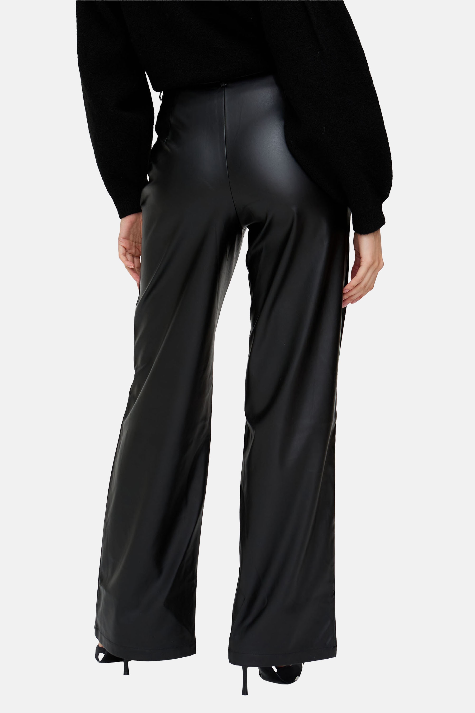 Lily and Lionel Jerseyhose »Gaia Wide Leg Leather Trouser. Damen«