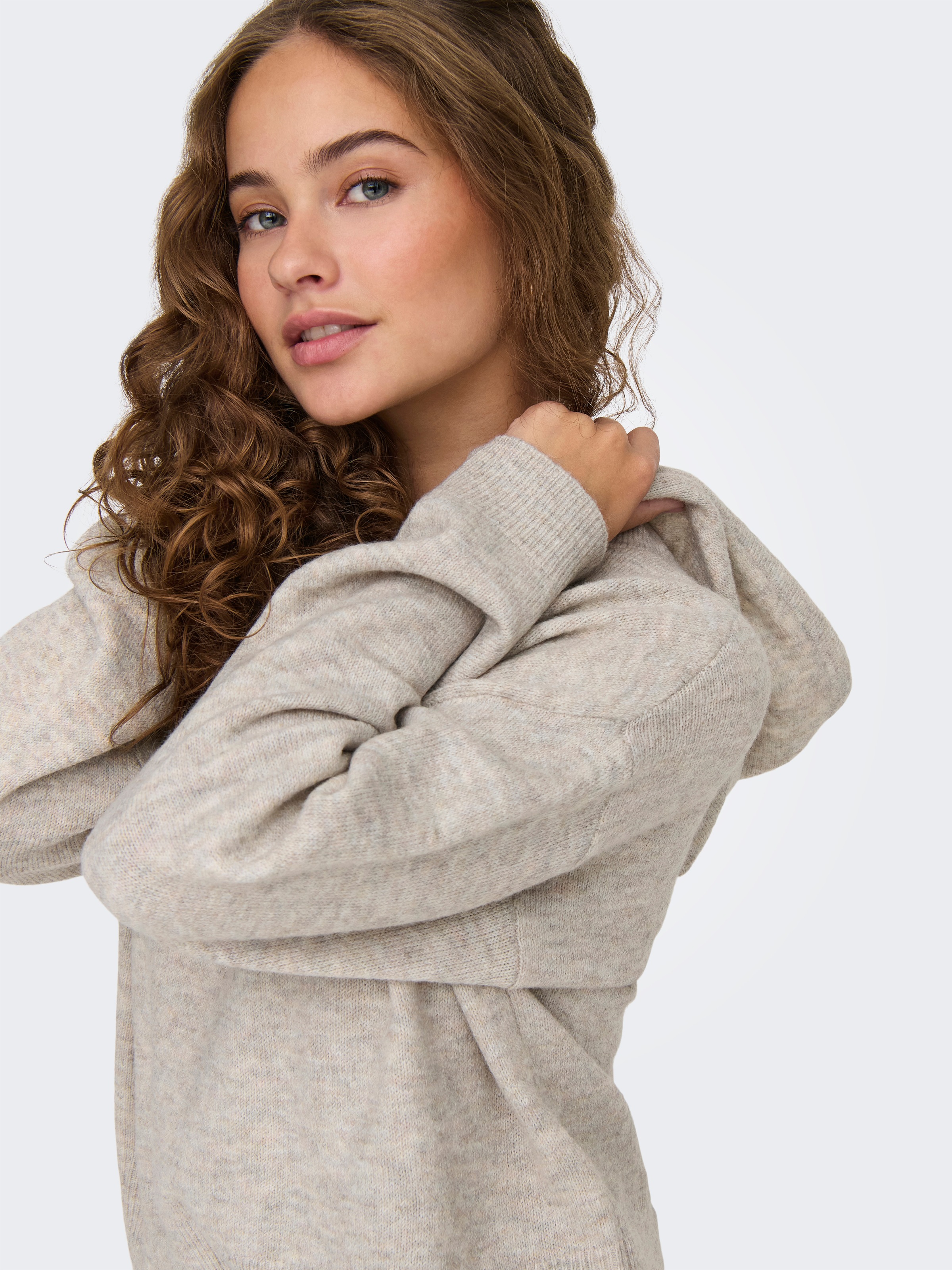 Thumbnail - JDY Kapuzenpullover "JDYRUE LIFE L/S SHORT HOOD PUL KNT NOOS"