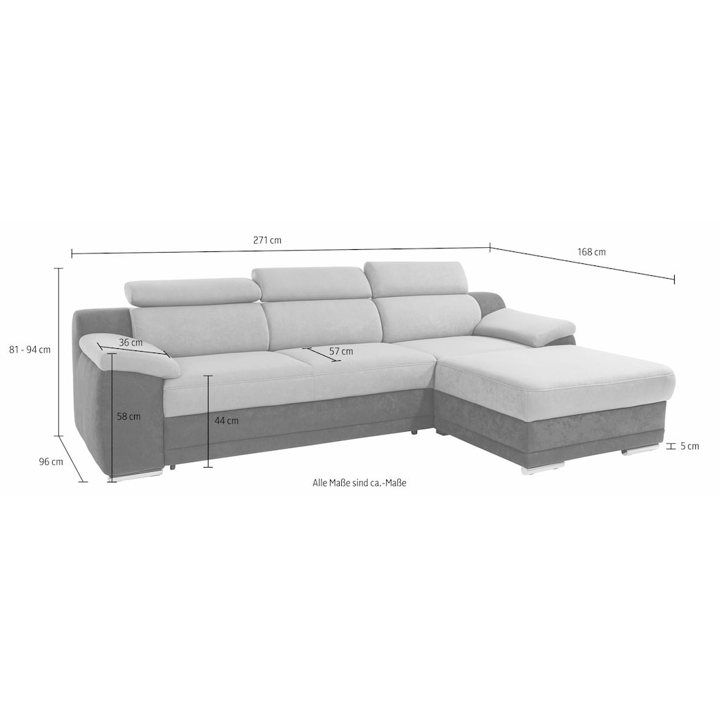 sit&more Ecksofa »Xenia«