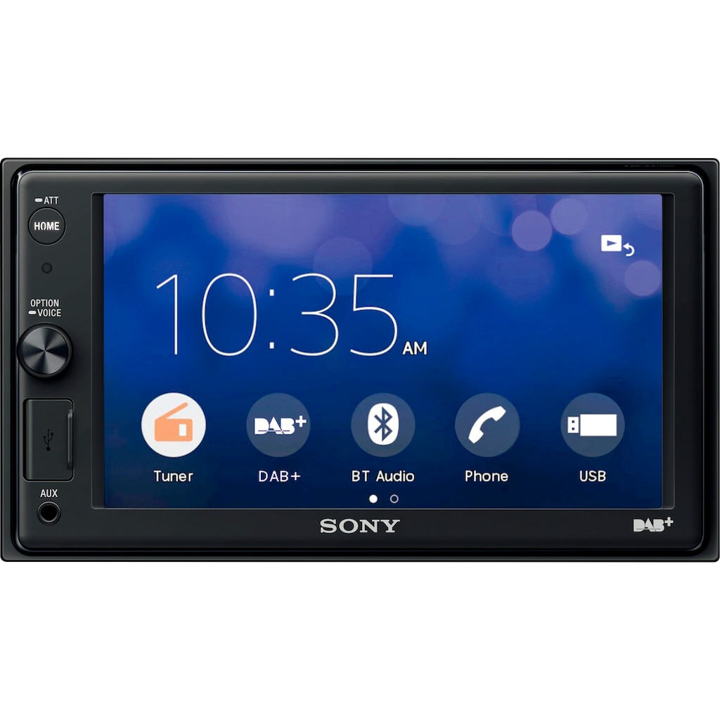 Sony Autoradio »XAVAX1005KIT«, (A2DP Bluetooth-AVRCP Bluetooth-Bluetooth Digitalradio (DAB+) 55 W), mit Apple CarPlay und Bluetooth