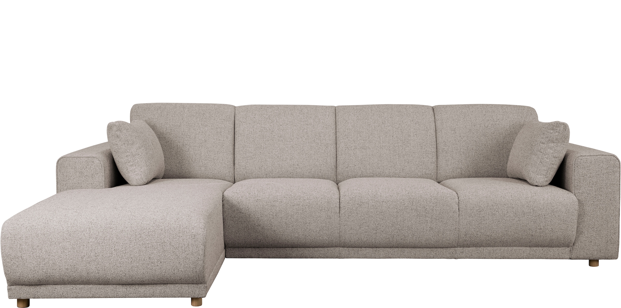 Home affaire Ecksofa »LEMPS wahlweise Recamiere links oder rechts L-Form«, incl. Zierkissen, Stellmaße 297x162 cm