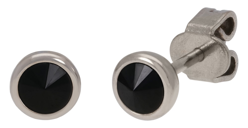 TITANIA Paar Ohrstecker »Titanohrstecker« mit Zirkonia