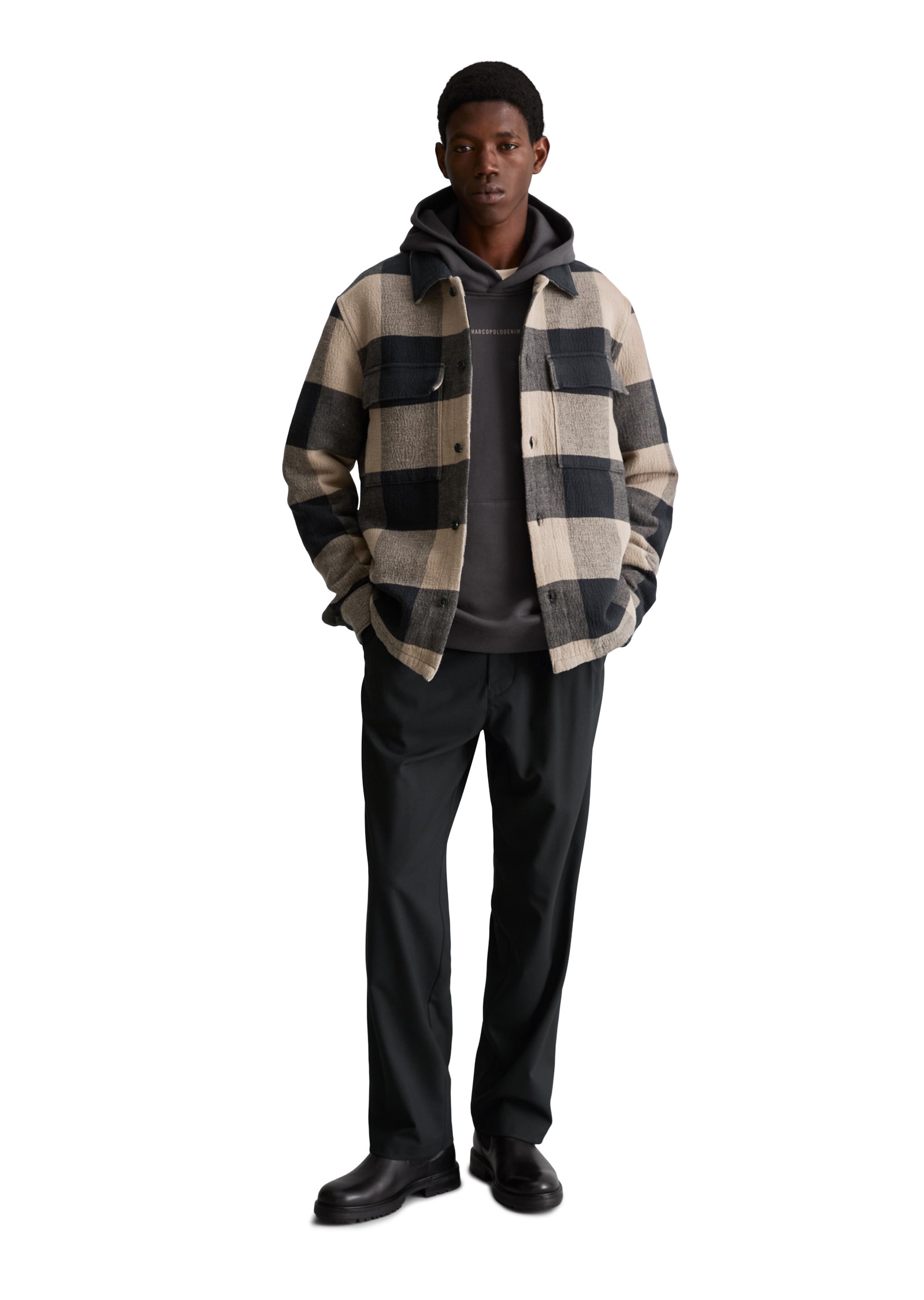 Marc O'Polo DENIM Kurzjacke »aus reiner Bio-Baumwolle«