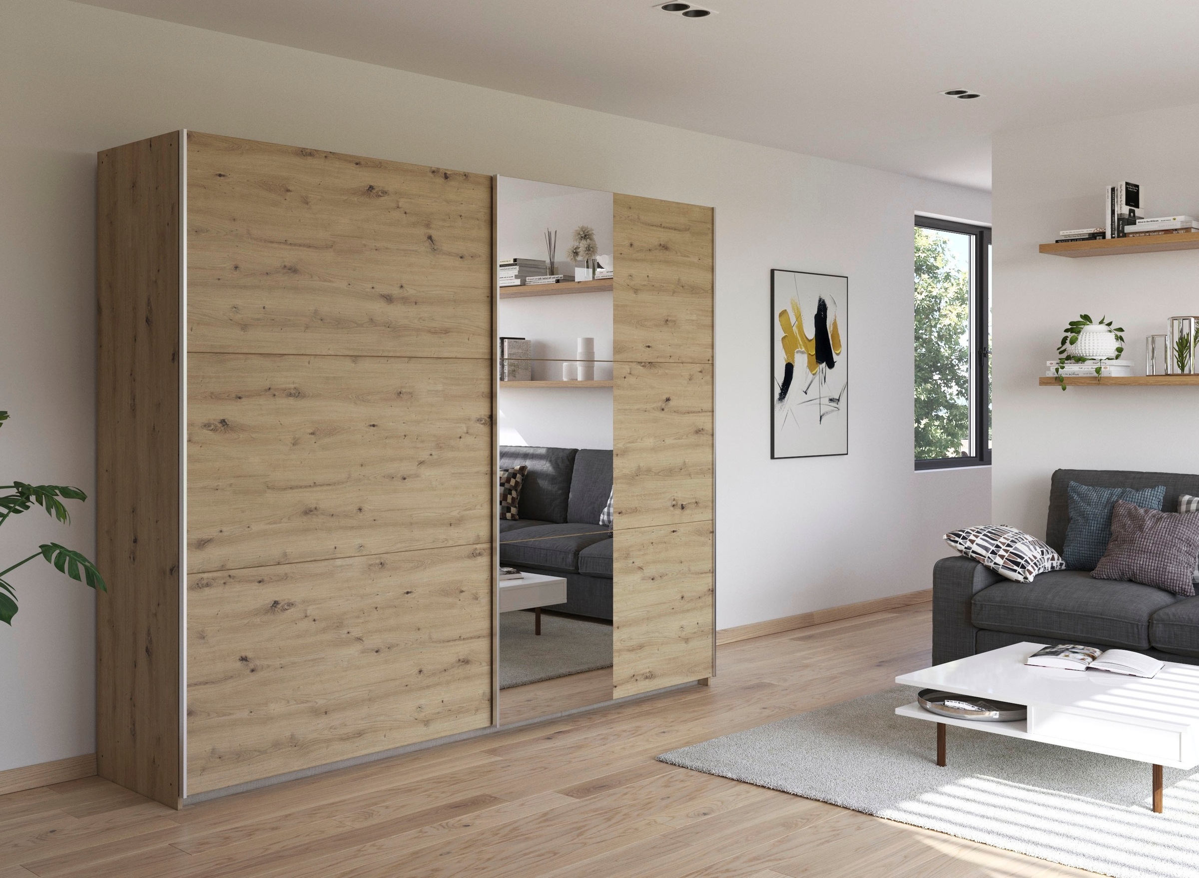 rauch Schwebetürenschrank "Kleiderschrank Schrank Breiten 131/175/218/261 c günstig online kaufen