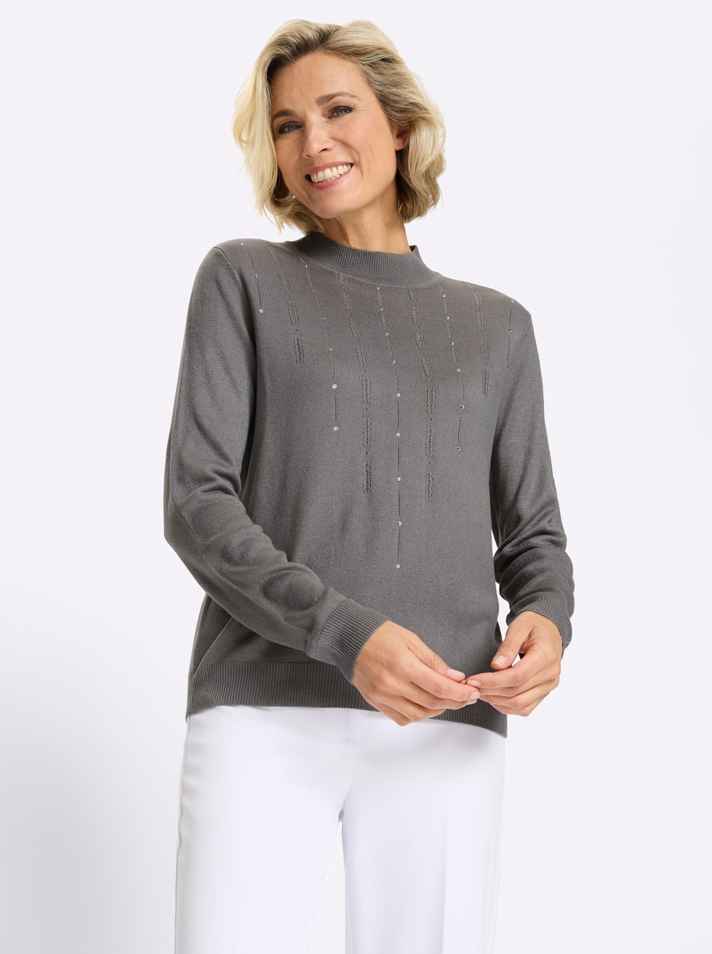 Classic Basics Stehkragenpullover »Pullover«