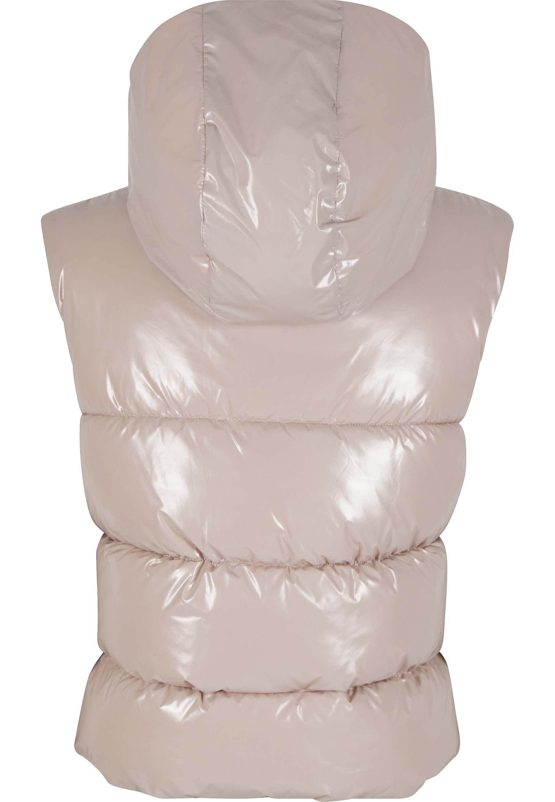 URBAN CLASSICS Steppweste »Urban Classics Ladies Recycled Shiny Puffer Vest with Hood«