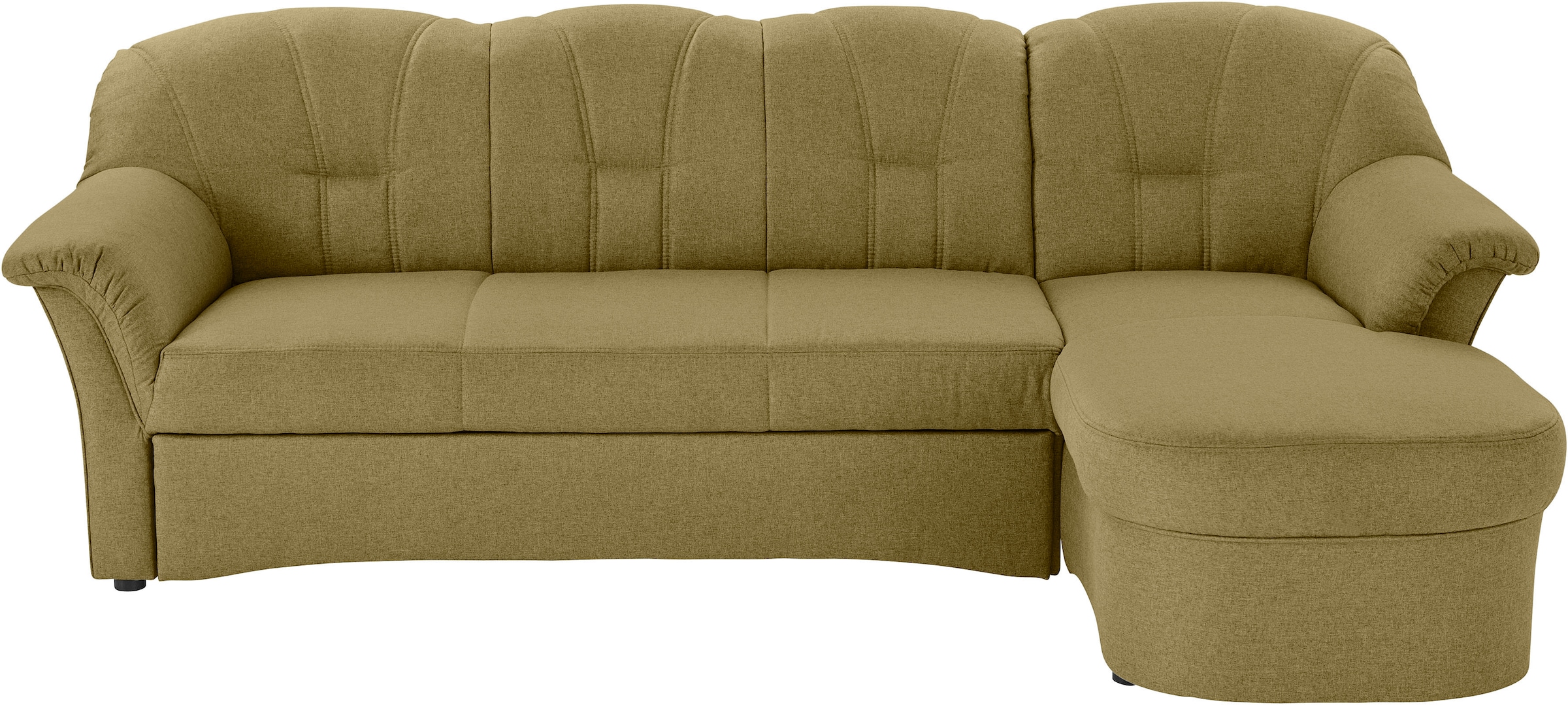 DOMO collection Ecksofa "Papenburg, zeitlose Rückensteppung, elegante Forme günstig online kaufen