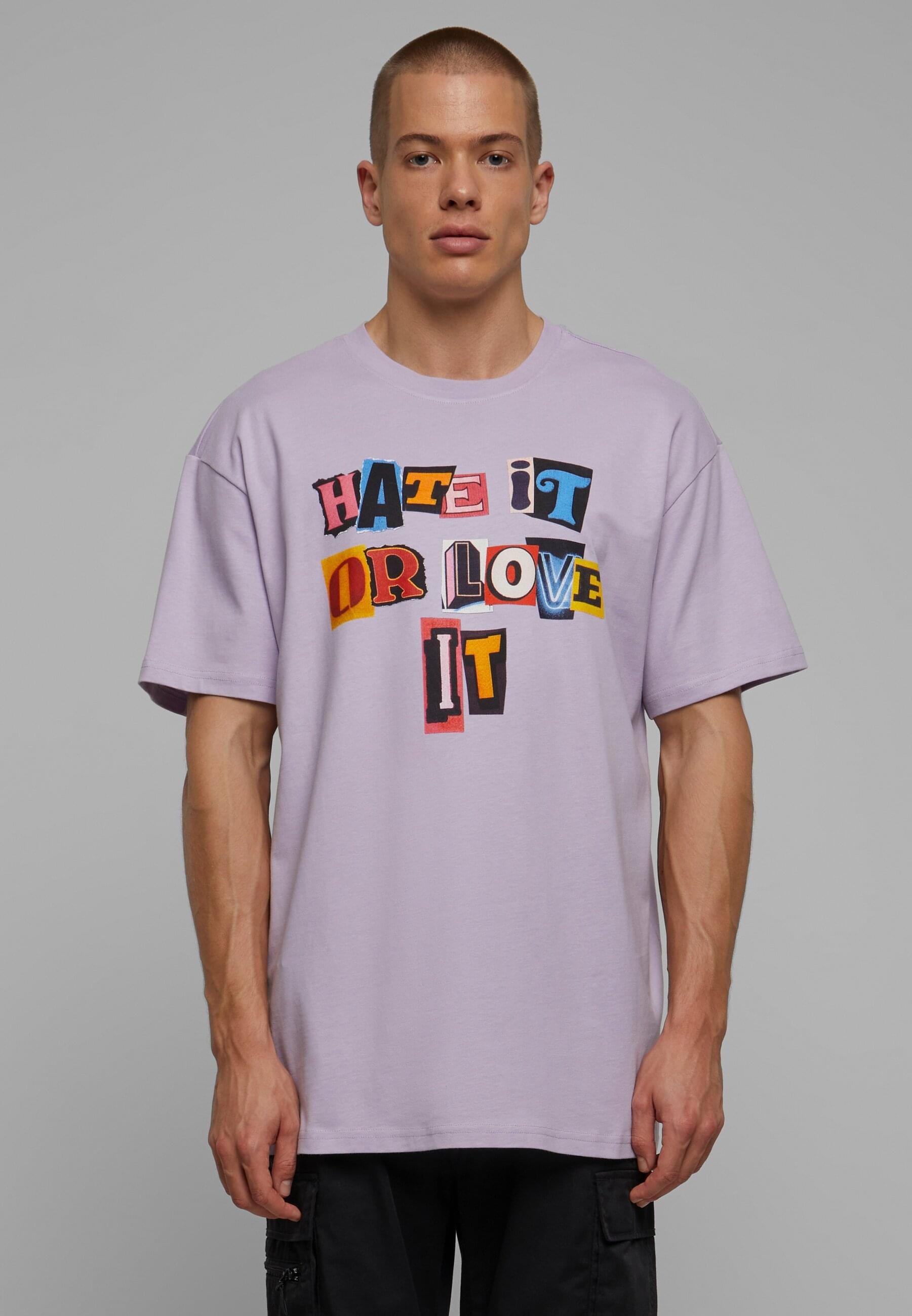 Thumbnail - Upscale by Mister Tee T-Shirt "Upscale by Mister Tee Unisex Hate it or Love it Oversize Tee" 1 Stk.