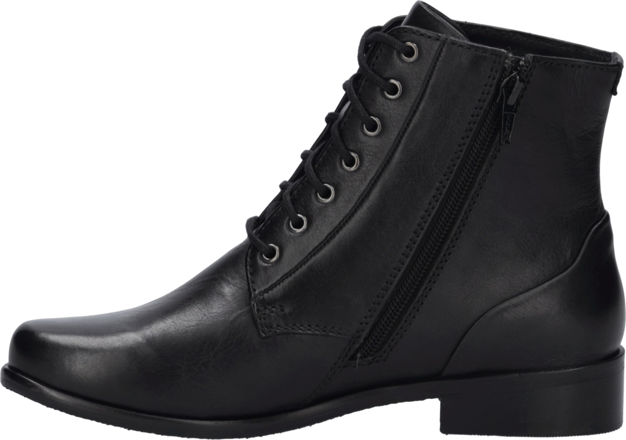 Josef Seibel »Catrin 02«  Blockabsatz, Basic-Stiefelette mit Logoprägung, Weite H (=sehr weit)