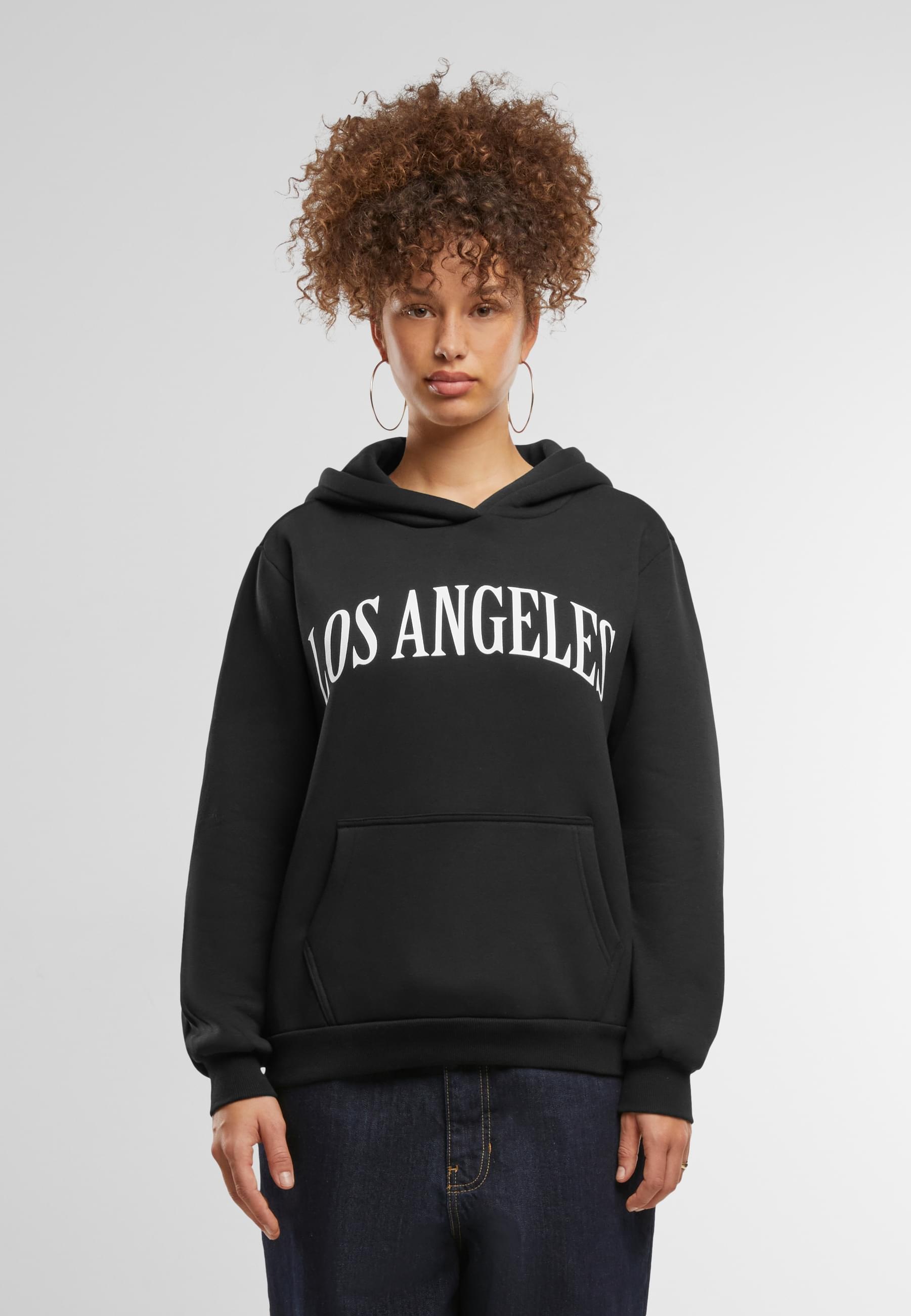Miss Tee Kapuzenpullover »Miss Tee Los Angeles Ladies Fluffy Hoody«, (1 tlg.)