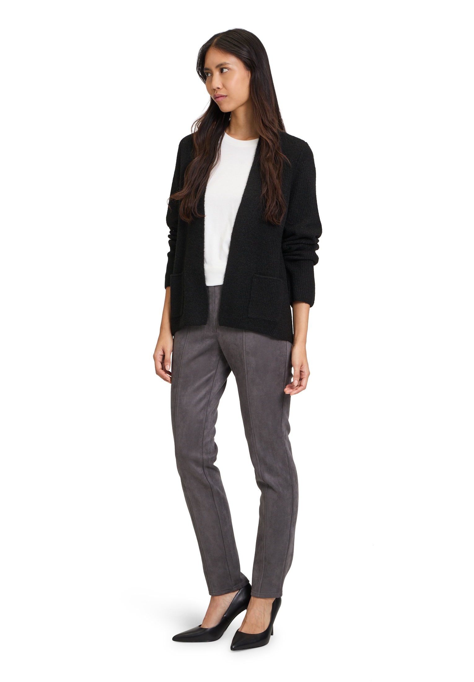 Betty Barclay Strickjacke »Betty Barclay Strick-Cardigan mit Strickdetails«, Strick
