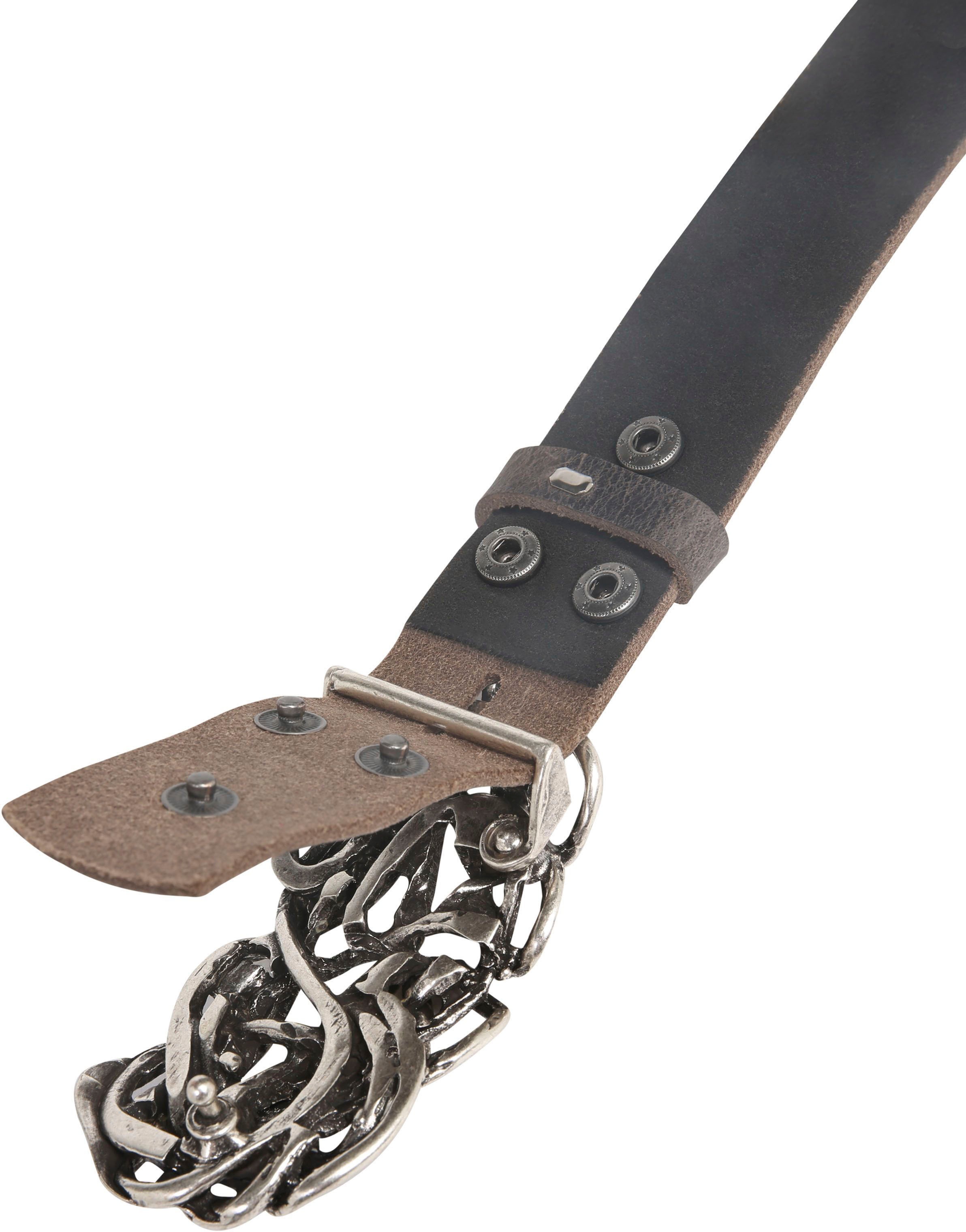 Thumbnail - Rettungsring Gürtel Ledergürtel Koppelschließe im Knoten-Design