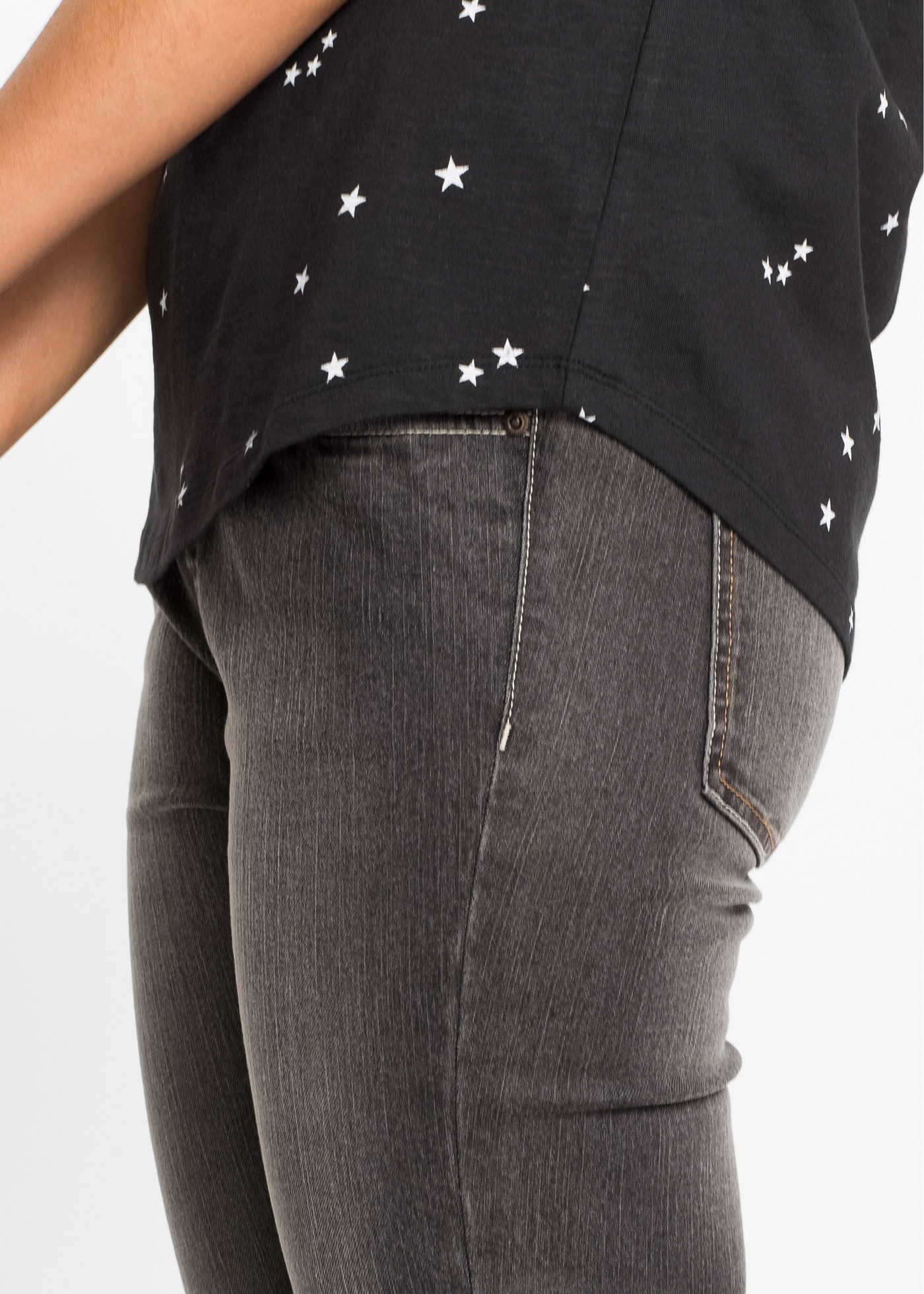 bonprix T-Shirt Shirt aus reiner Baumwolle