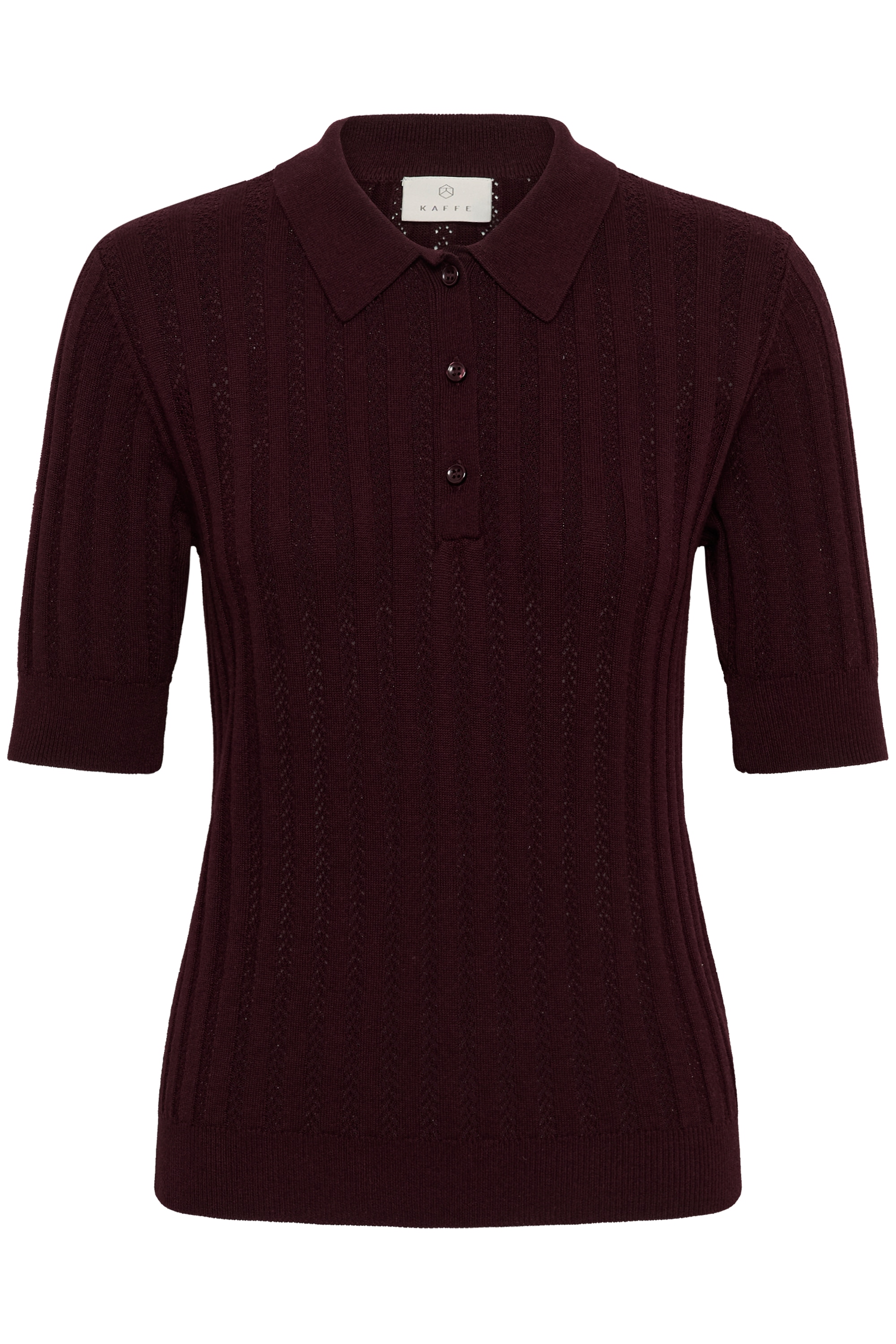 KAFFE Longtop "Damen Kurzarm-Bluse KAbirma"