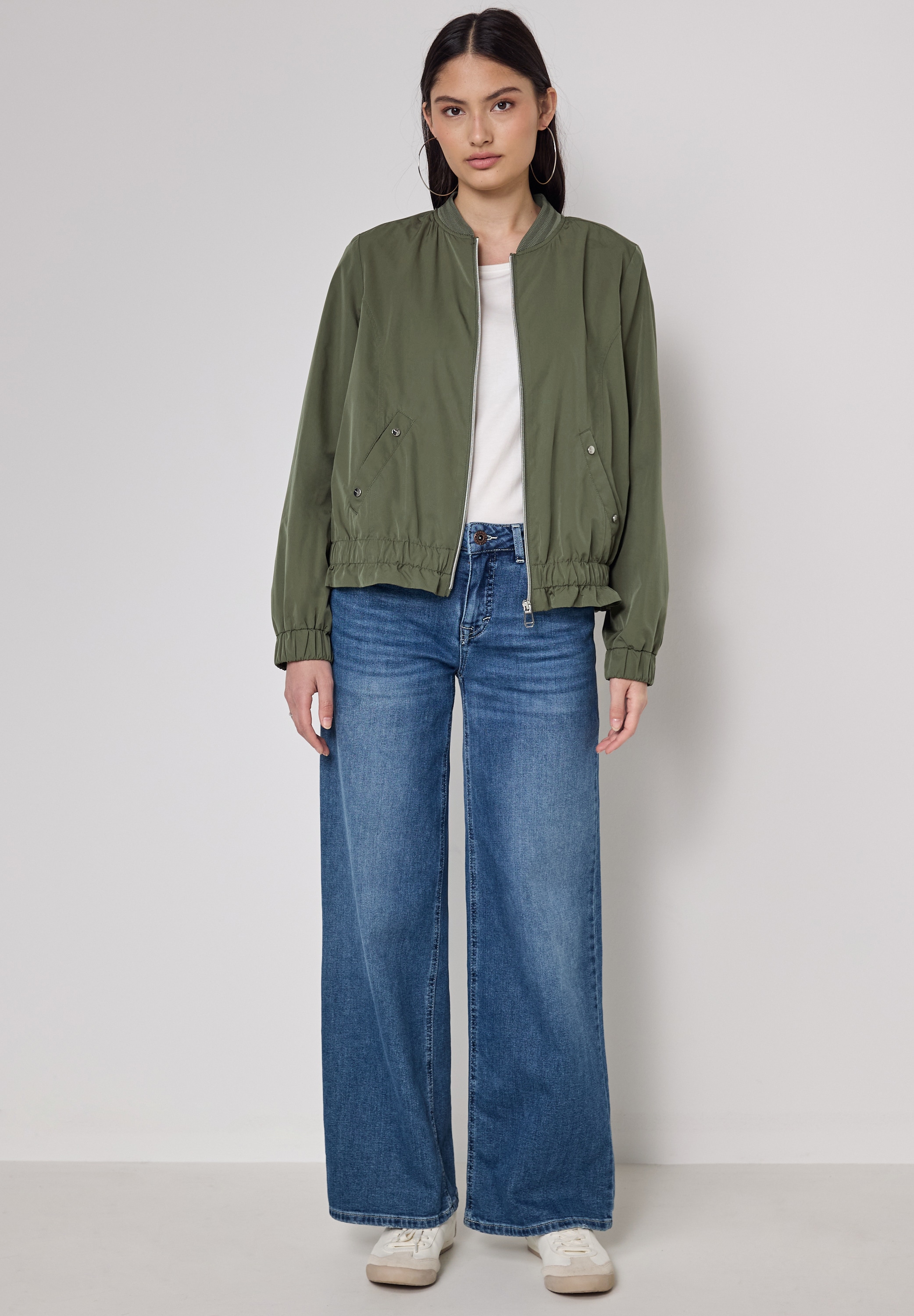 STREET ONE STUDIO Blouson, ohne Kapuze, mit Elastiksaum