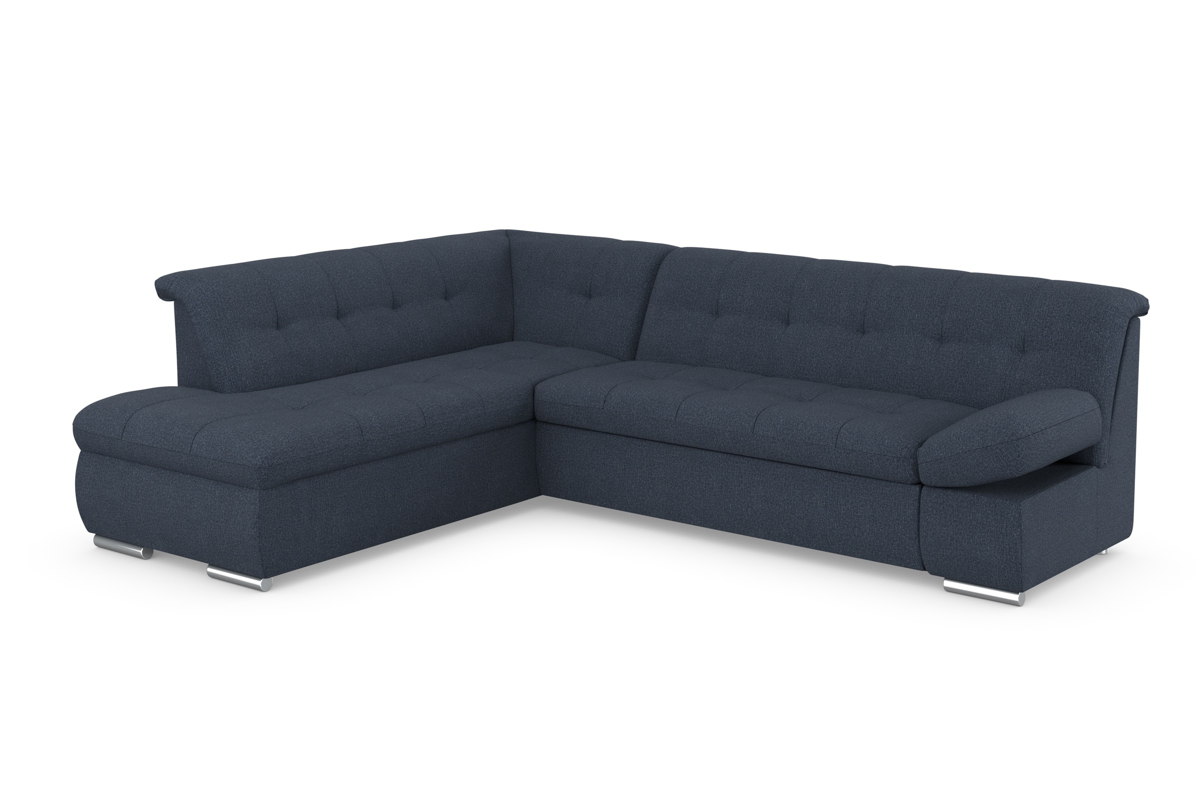 DOMO collection Ecksofa "MONA 271x213 cm, modern und komfortabel" whlw. mit Bett- und Armlehnfunktion, L-Form