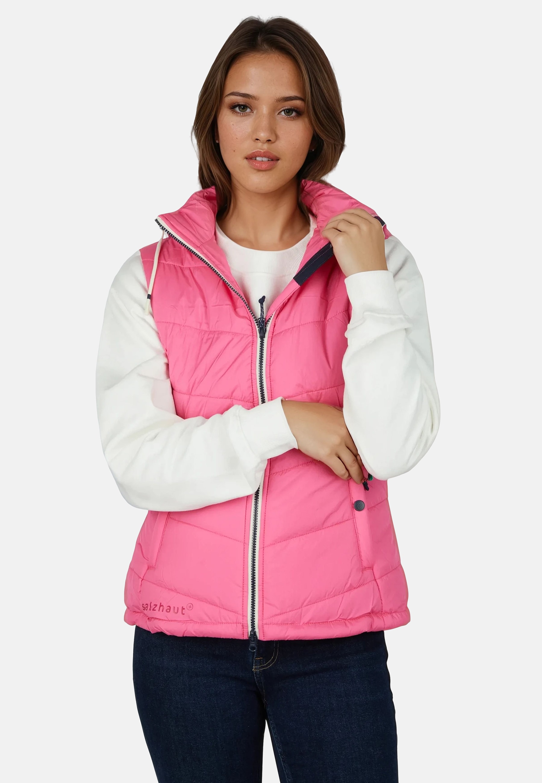 salzhaut Plüschweste »Weste THEIN«