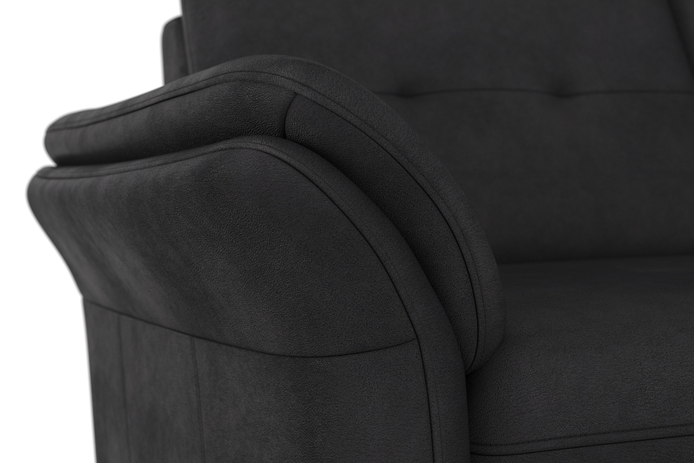 sit&more Ecksofa »Göteborg«, Sitztiefenverstellung und Federkern, wahlweise mit Bettfunktion