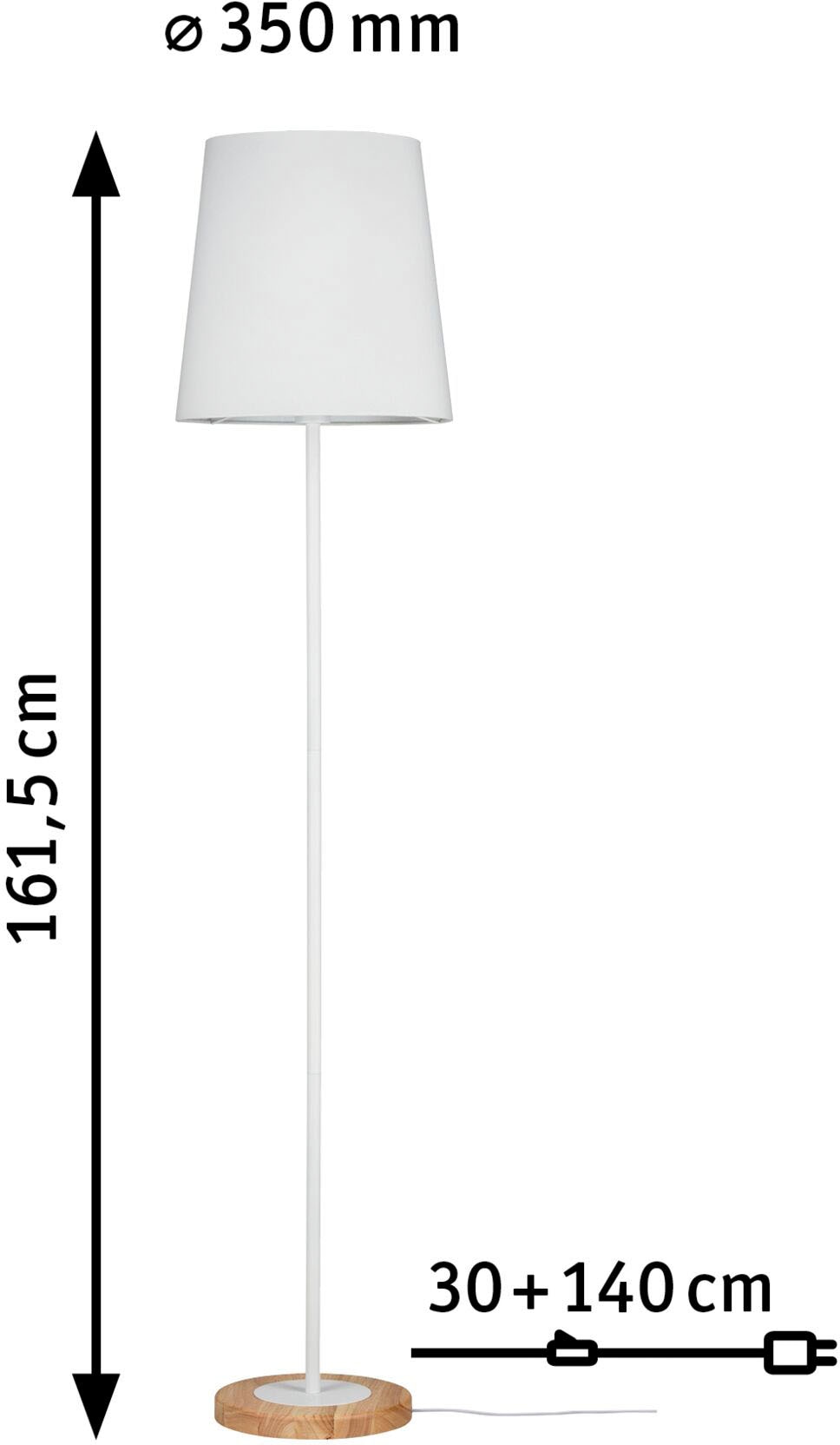 Paulmann LED Stehlampe »Stellan«, 1 flammig-flammig, E27