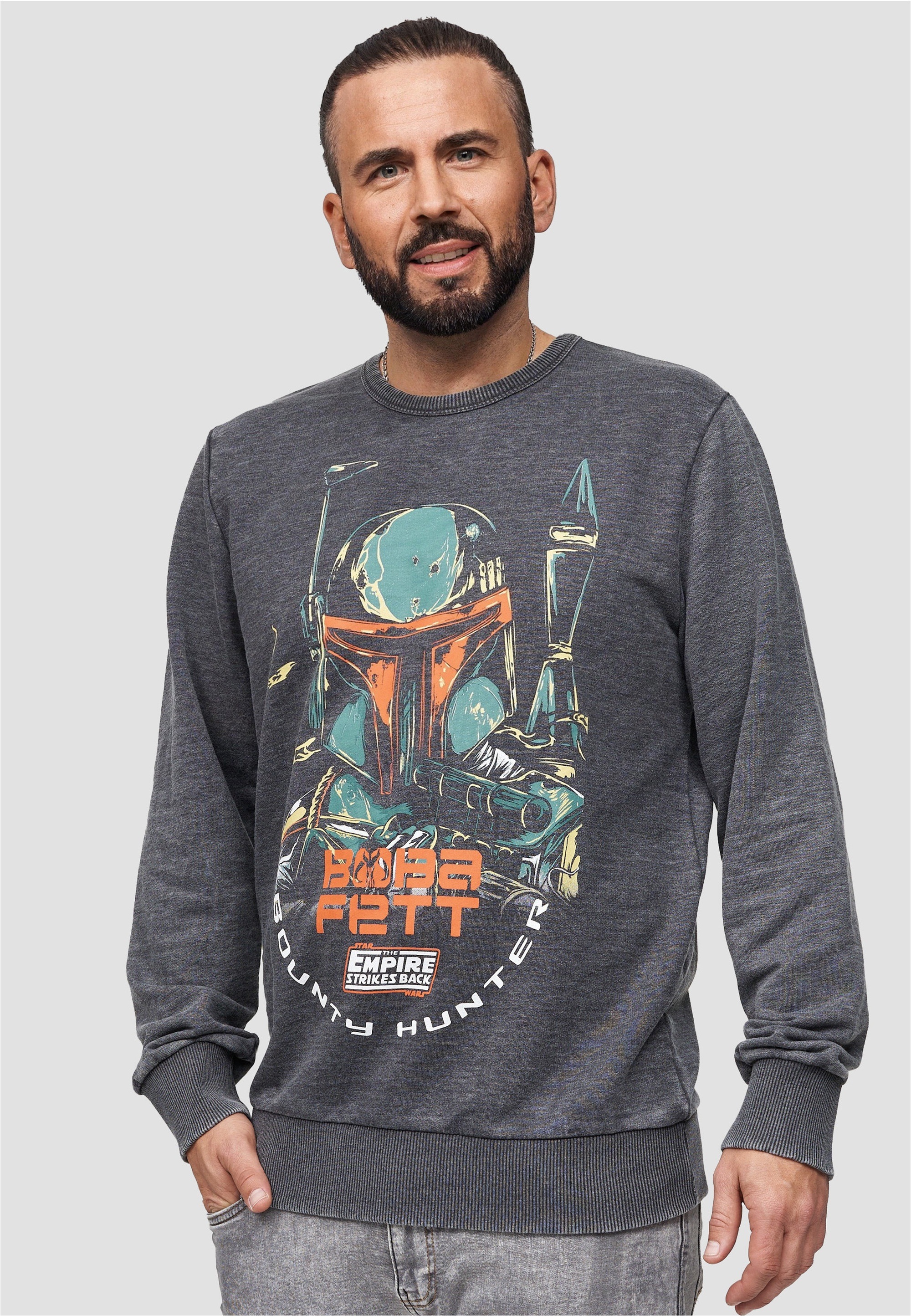Recovered Sweatshirt »Star Wars Boba Fett«, im lockeren Schnitt
