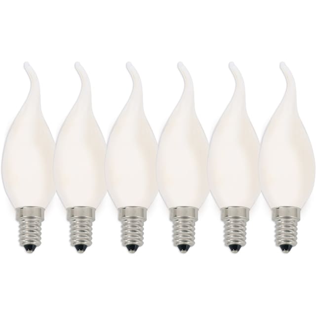 näve LED-Leuchtmittel »Windstoß«, E14, 6 St., Warmweiß, LED Leuchtmittel  >>Windstoß kaufen | BAUR
