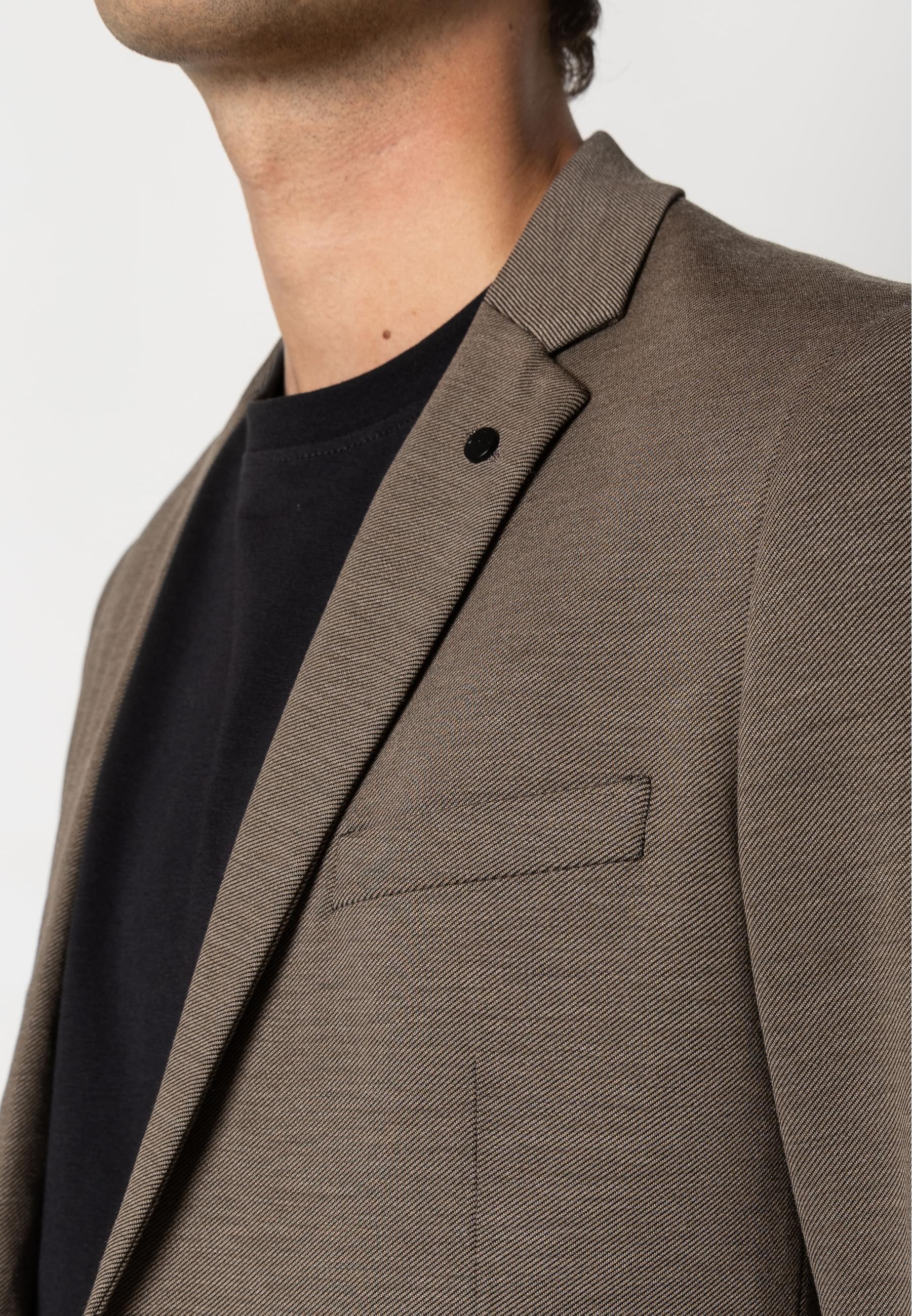 Clean Cut Copenhagen Strickfleecejacke »Clean Cut Copenhagen Brendon Blazer«, (1 St.), ohne Kapuze