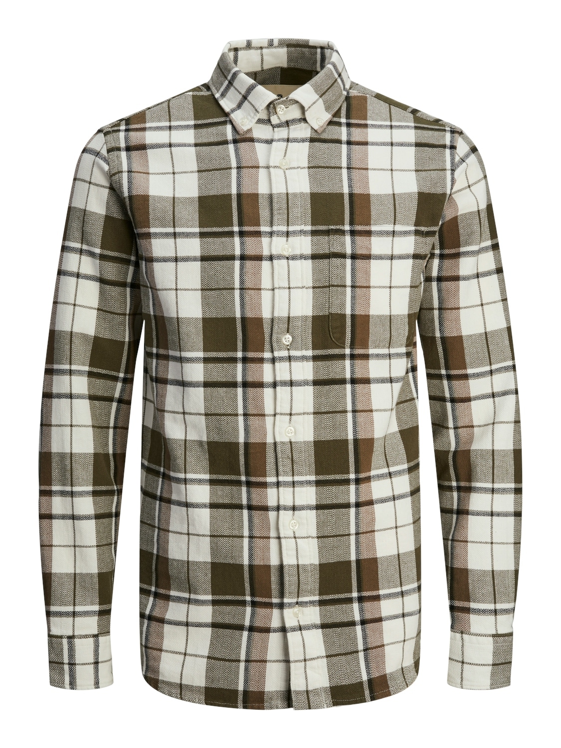 Jack & Jones Langarmhemd »JPRBLUBROOK CHECK STRUCTURE L/S SHIRT SN«