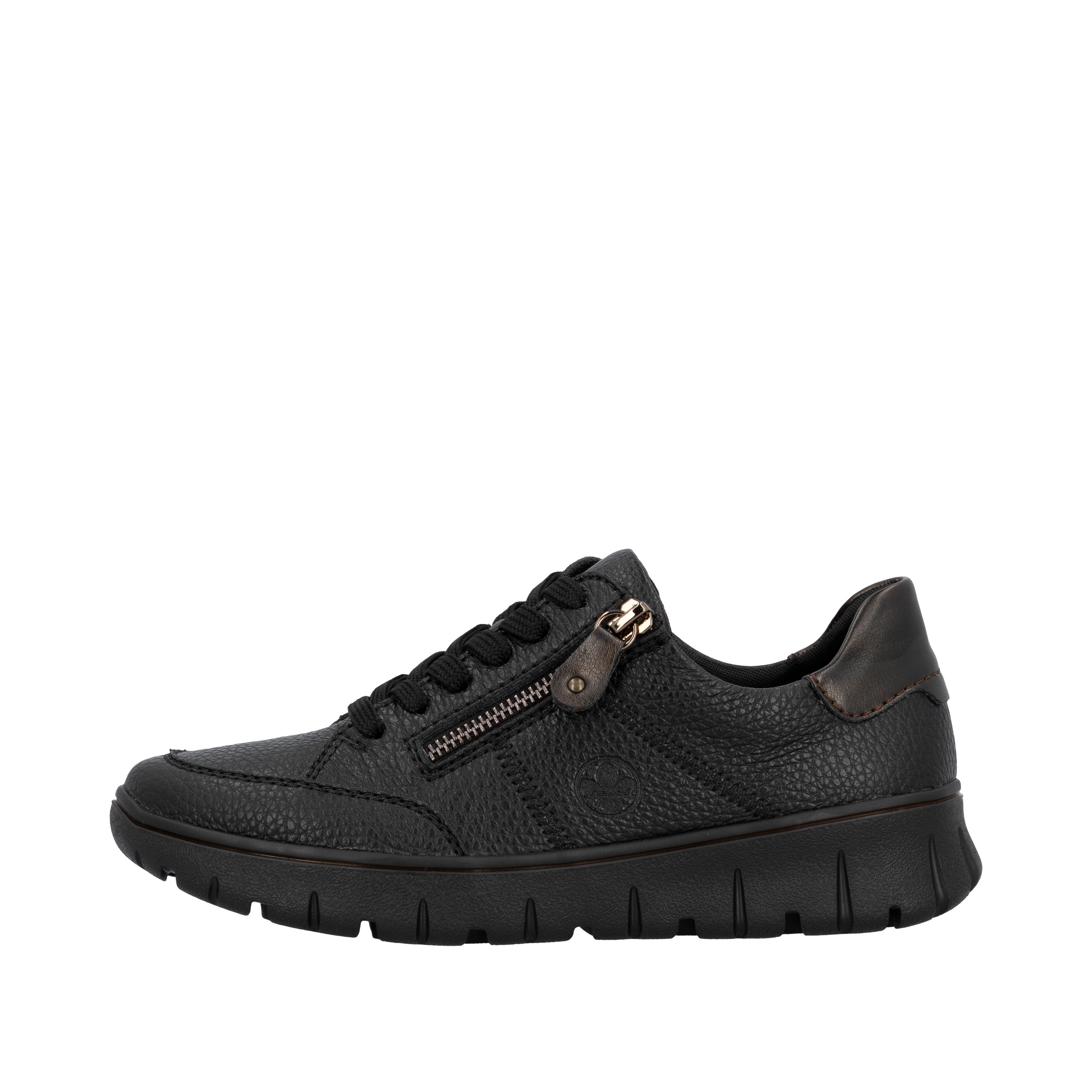Rieker Plateausneaker, Freizeitschuh, Schnürschuh, Halbschuh in klassischer Optik