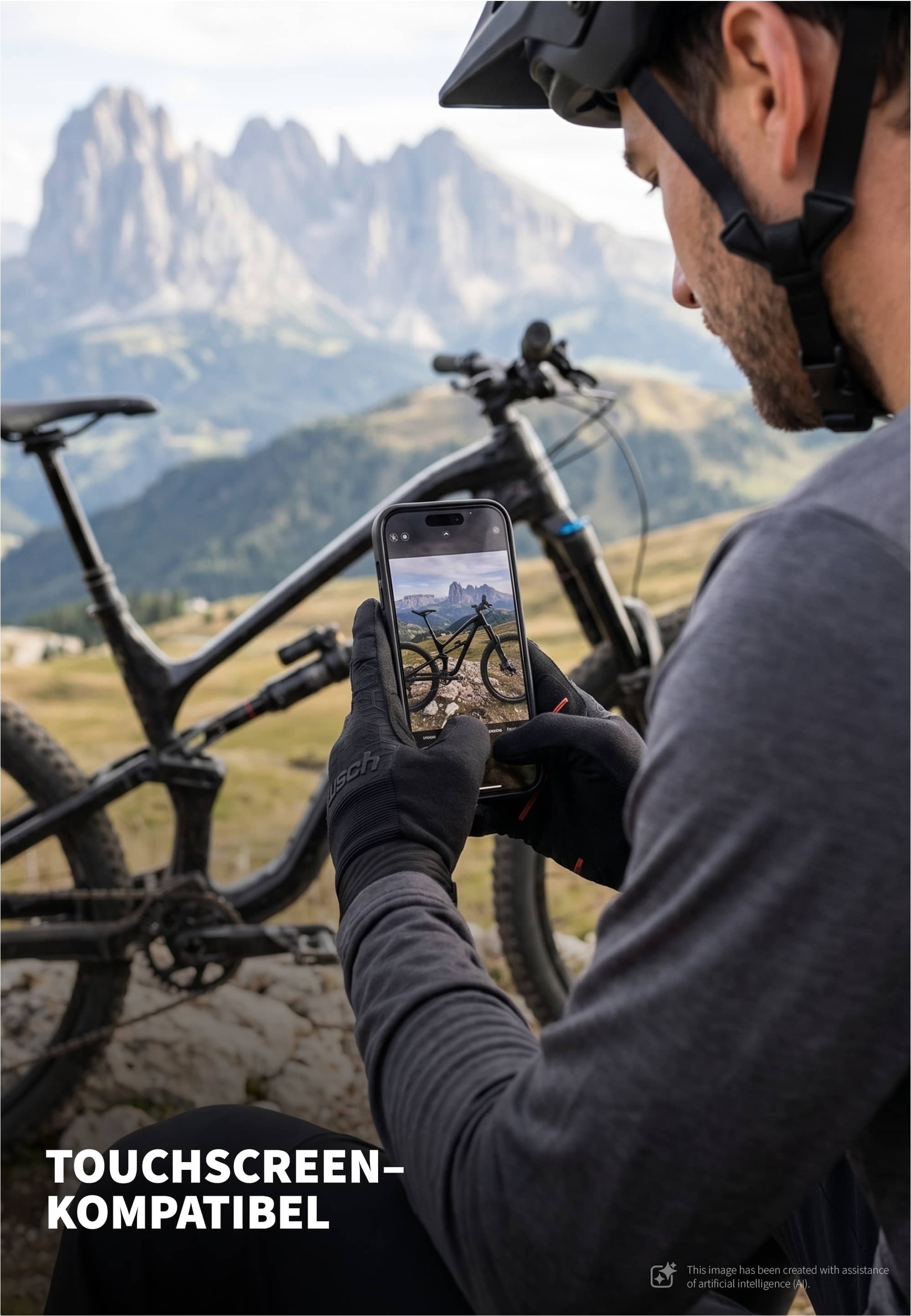 Reusch Fahrradhandschuhe »Cycling Glove TOUCH-TEC« mit atmungsaktiver Funktion