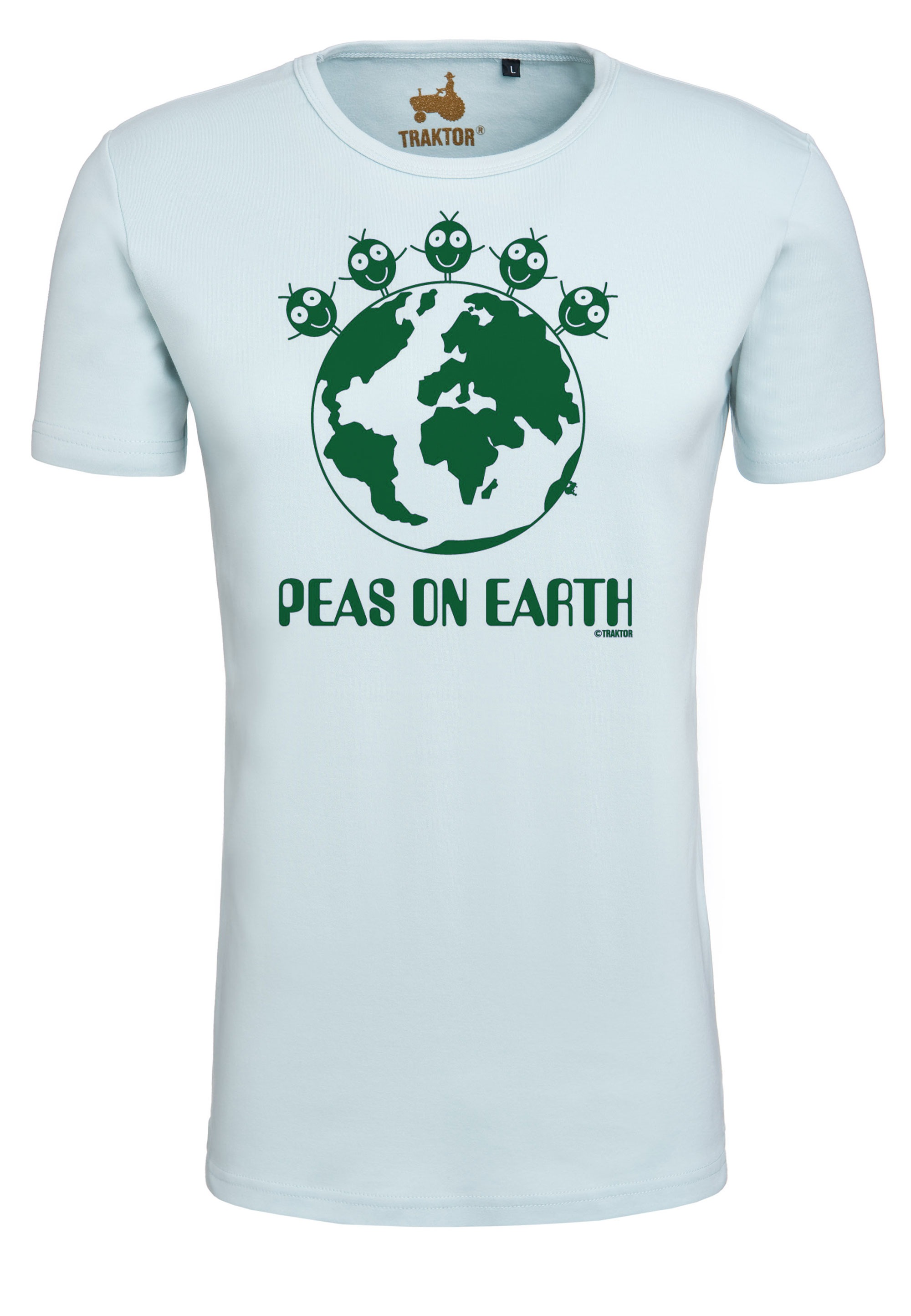 LOGOSHIRT T-Shirt »Peas On Earth« mit lustigem Print
