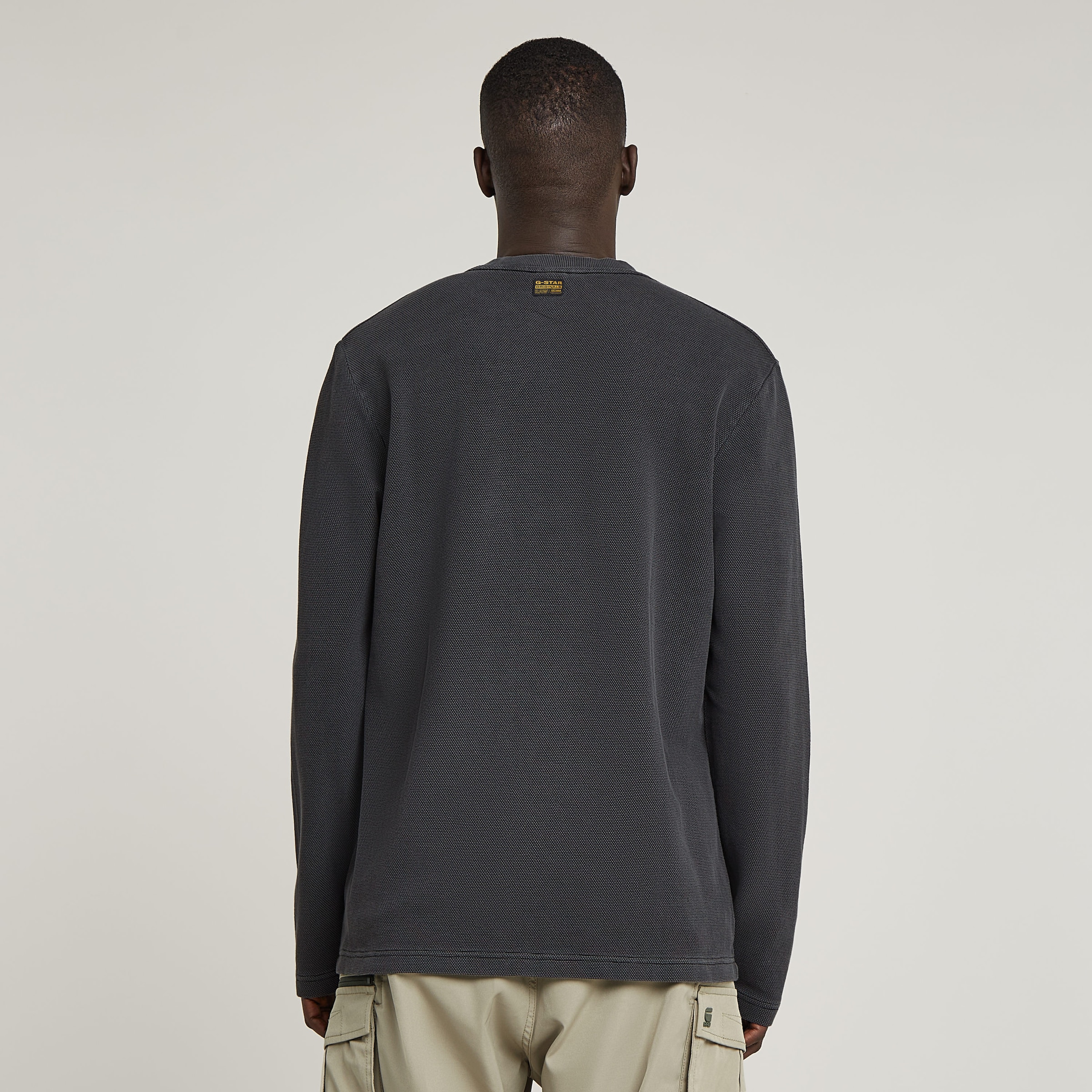 G-STAR Longsleeve »Overdyed Tweeter«, aus Piqué-Strick