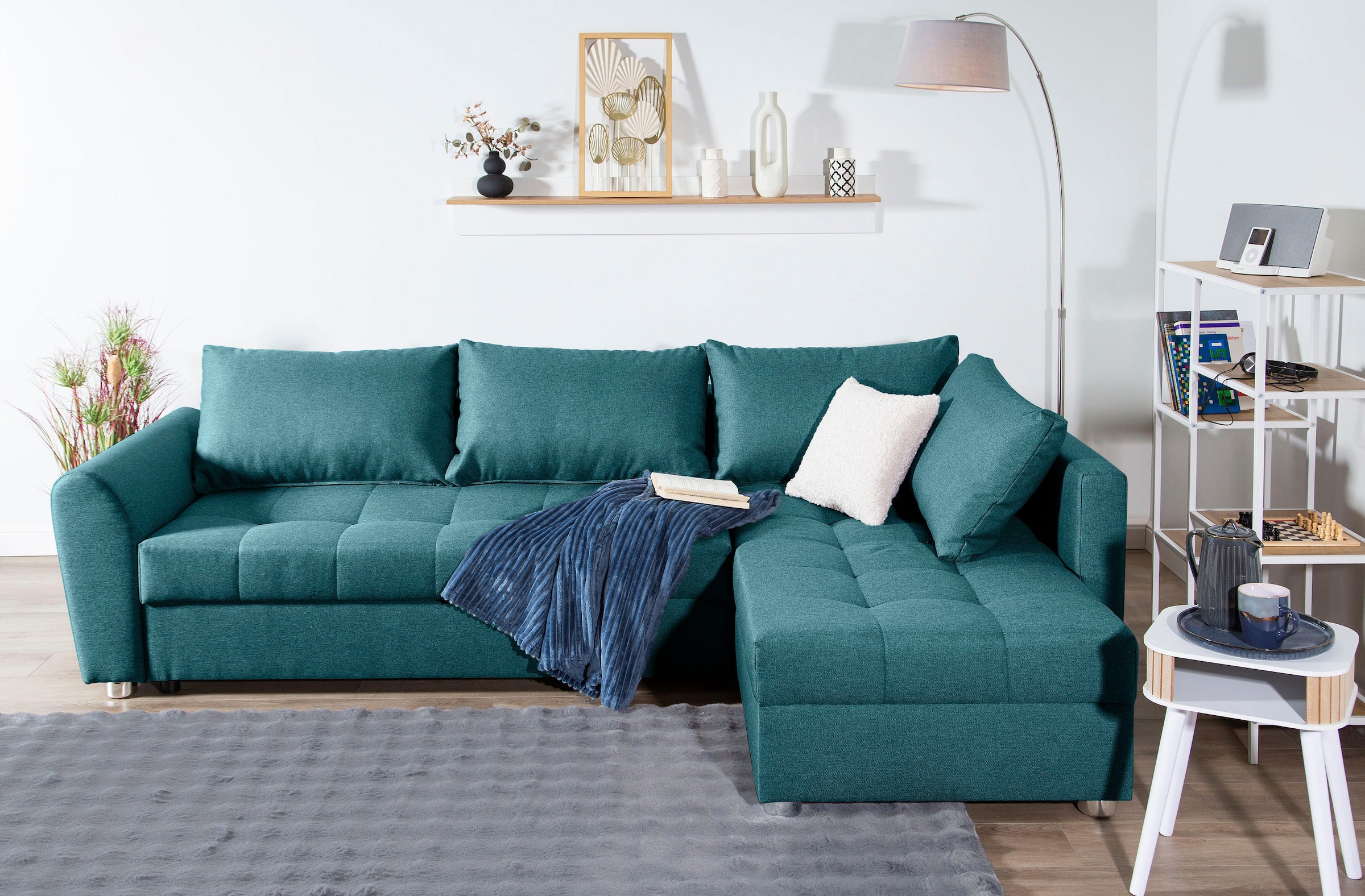 COLLECTION AB Ecksofa "JANA XL-Sofa L-Form", Ecksofa,Bettfunktion,Bettkaste günstig online kaufen