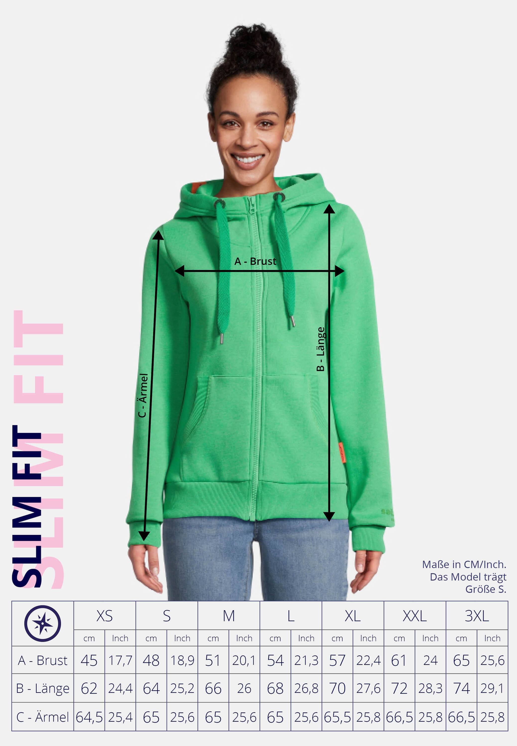 Thumbnail - salzhaut Sweatjacke "Sweatjacke SÖÖTE"